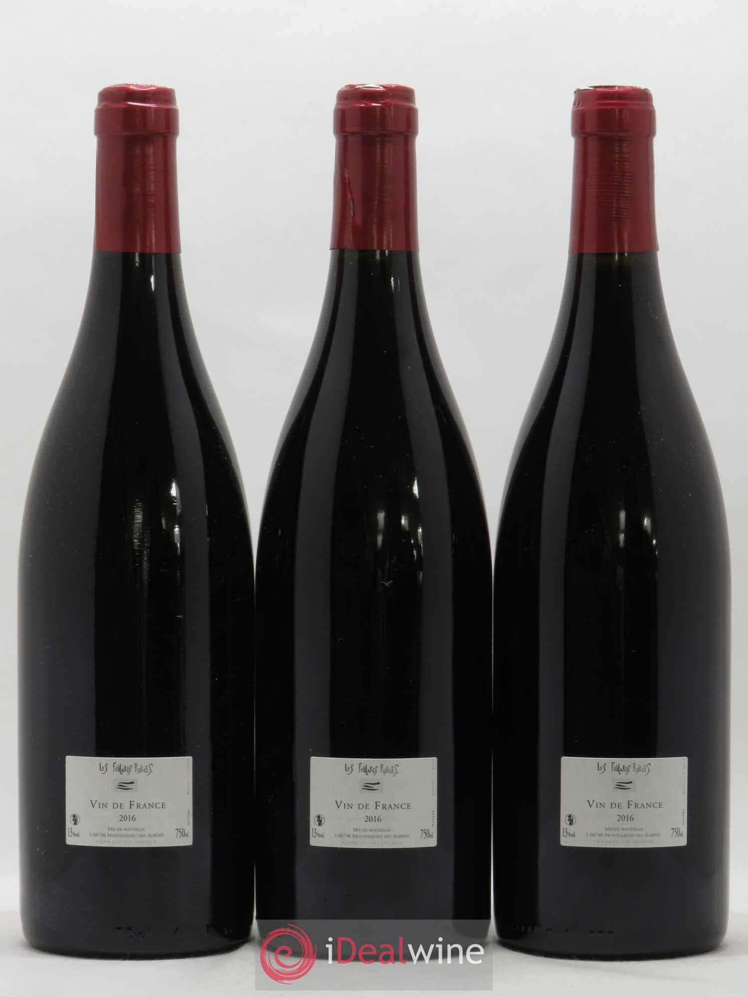 Vin de France Frida Les Foulards Rouges (no reserve) 2016 - Lot of 6 bottles - 2