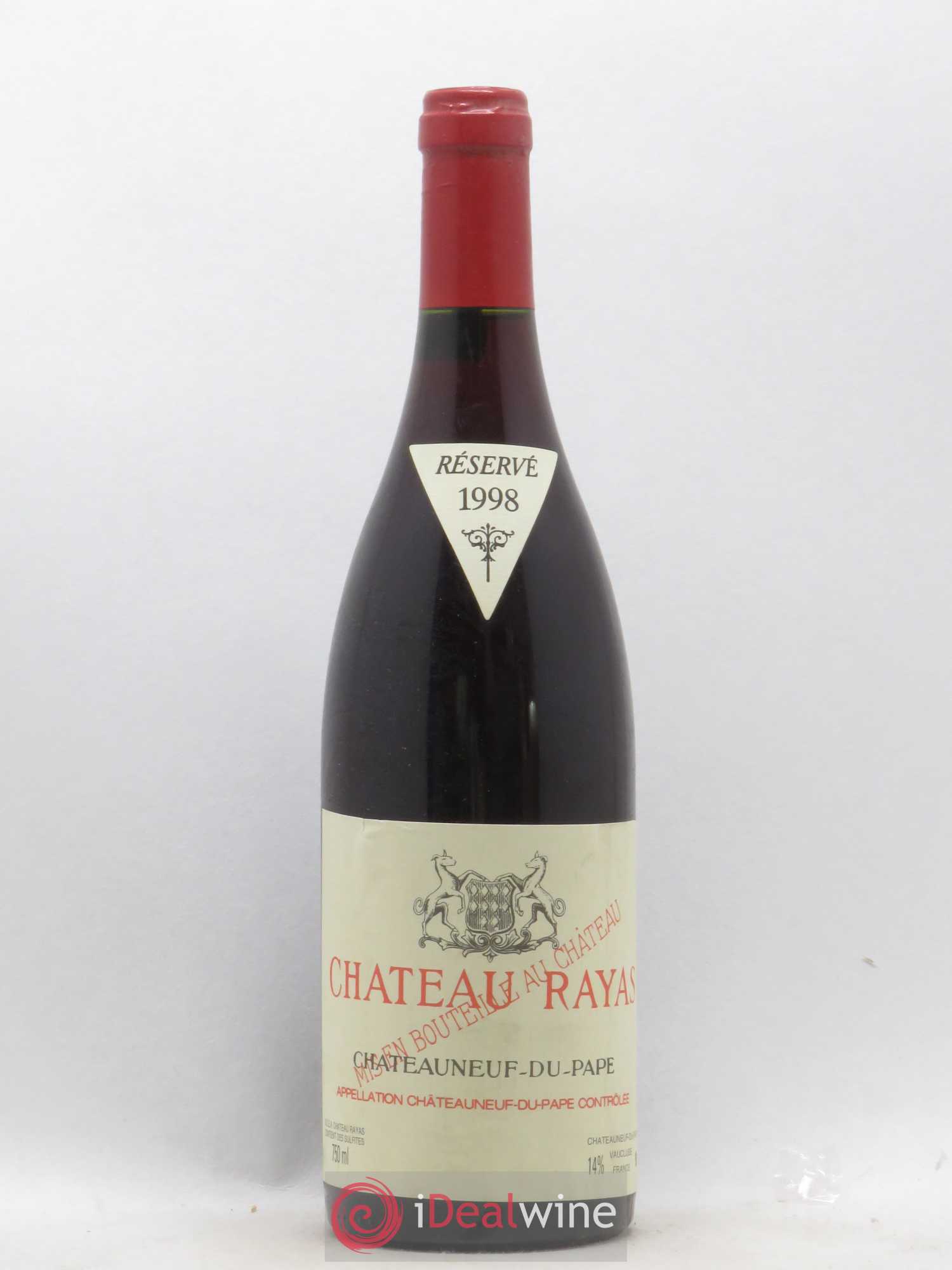Châteauneuf-du-Pape Château Rayas Emmanuel Reynaud 1998 - Lot de 1 bouteille - 0
