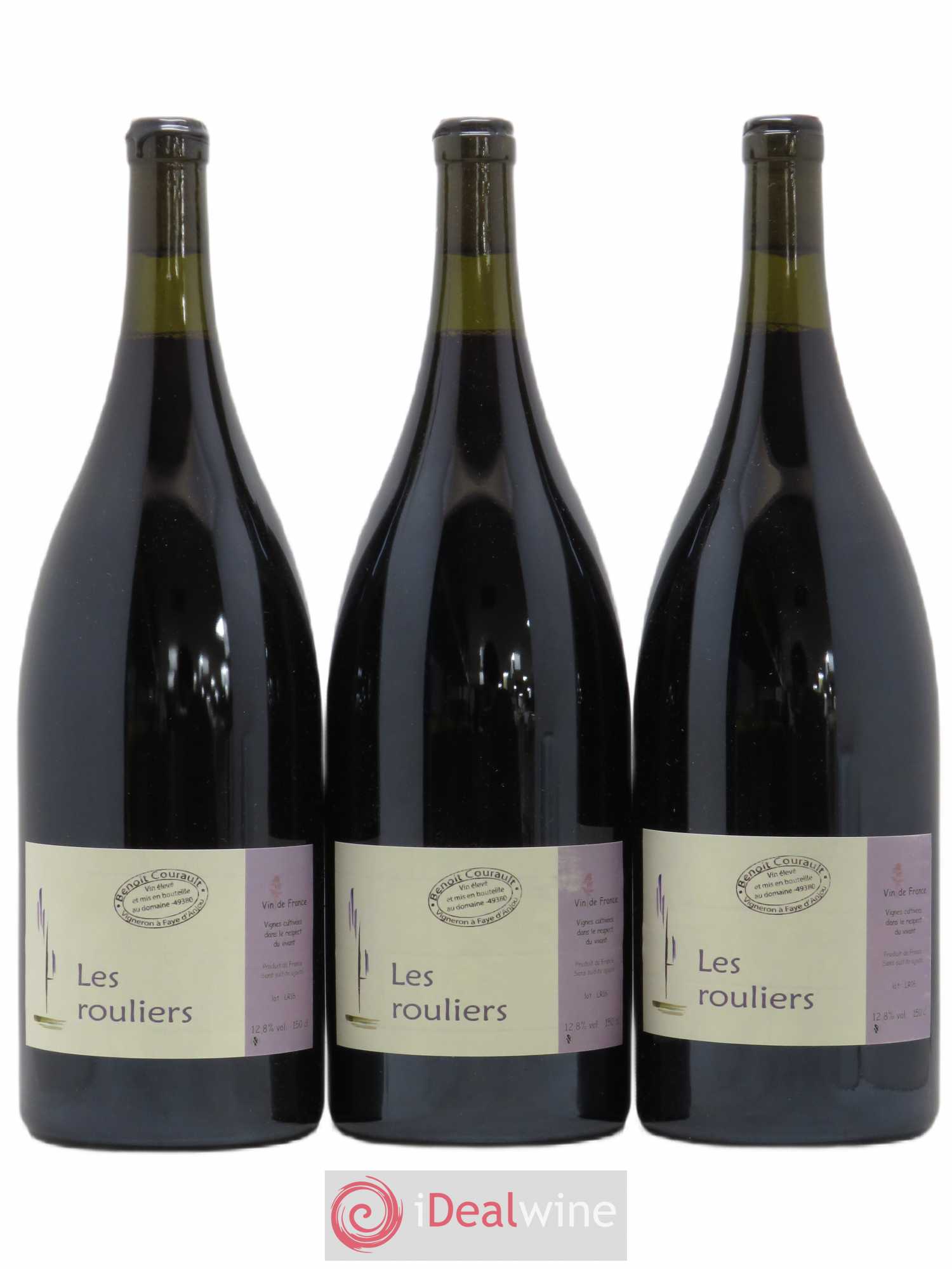 Vin de France Les Rouliers Benoit Courault (sans prix de réserve) 2016 - Posten von 3 Magnum - 0