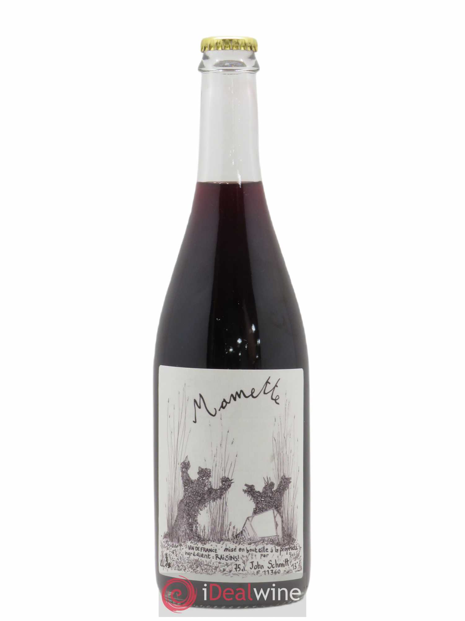 Vin de France Mamette John Schmitt (sans prix de réserve) 2014 - Posten von 1 Flasche - 0