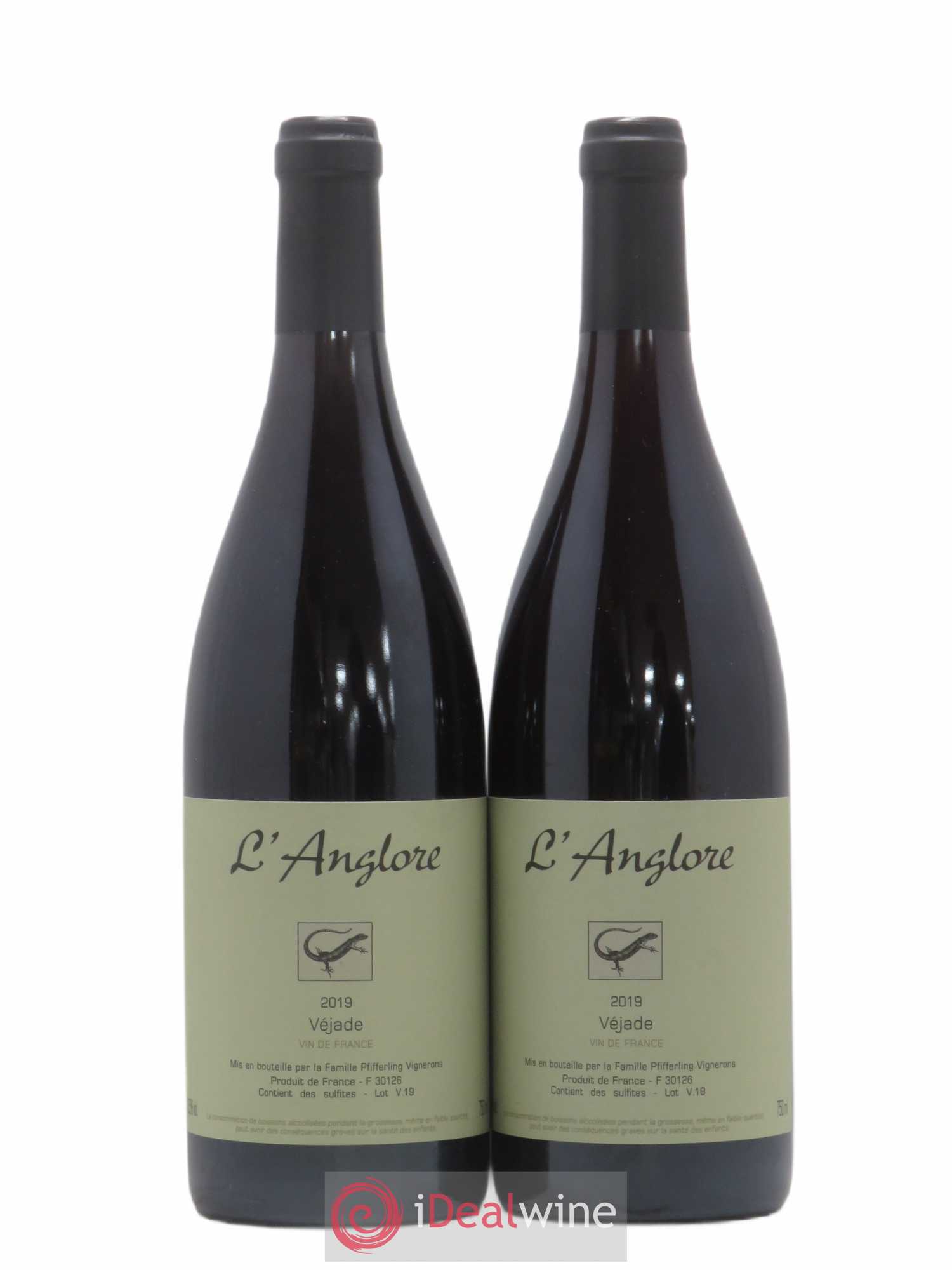 Vin de France Véjade L'Anglore (sans prix de réserve) 2019 - Lot de 2 bouteilles - 0