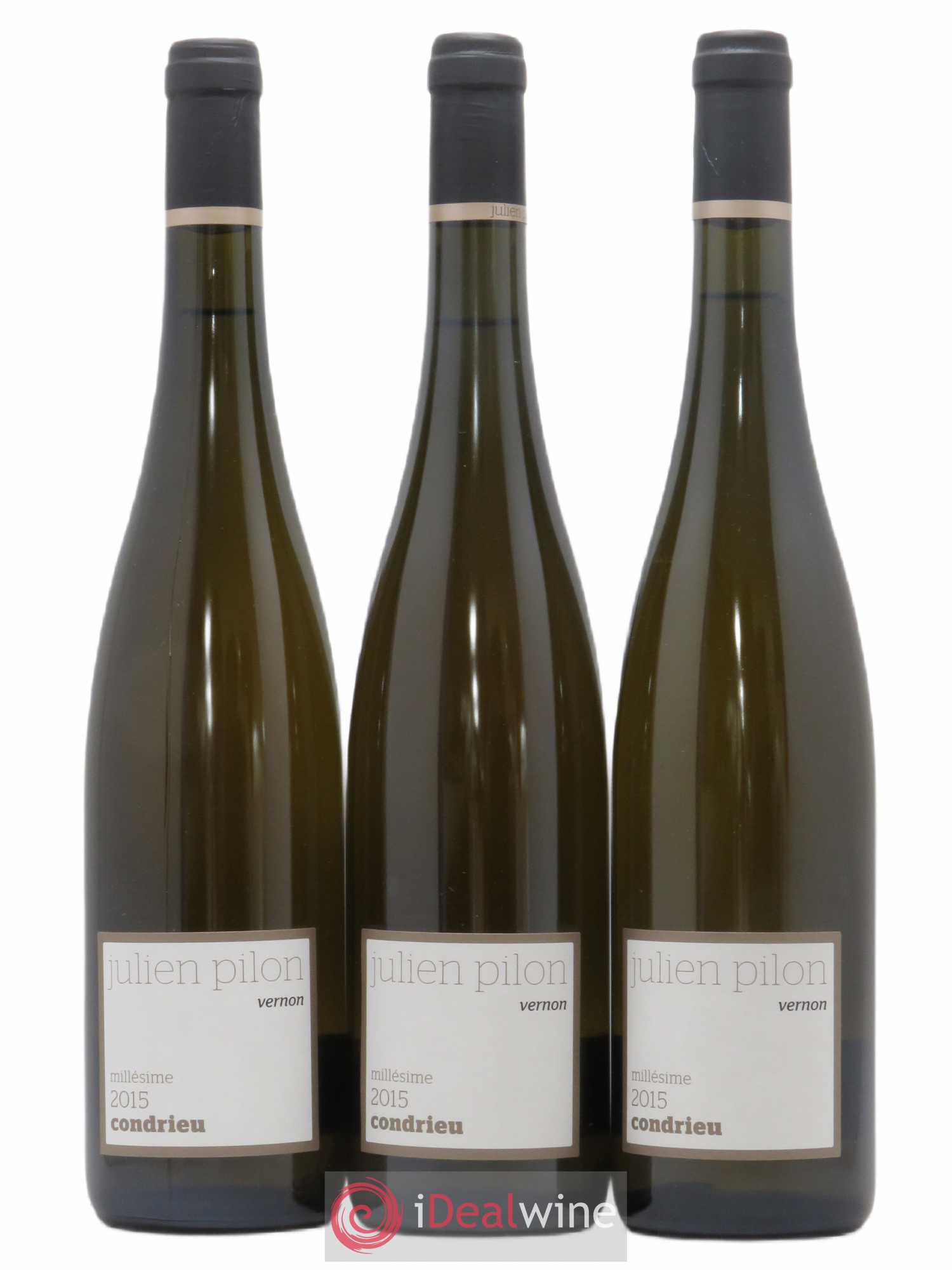 Condrieu Vernon Julien Pilon (sans prix de réserve) 2015 - Lot de 3 bouteilles - 0