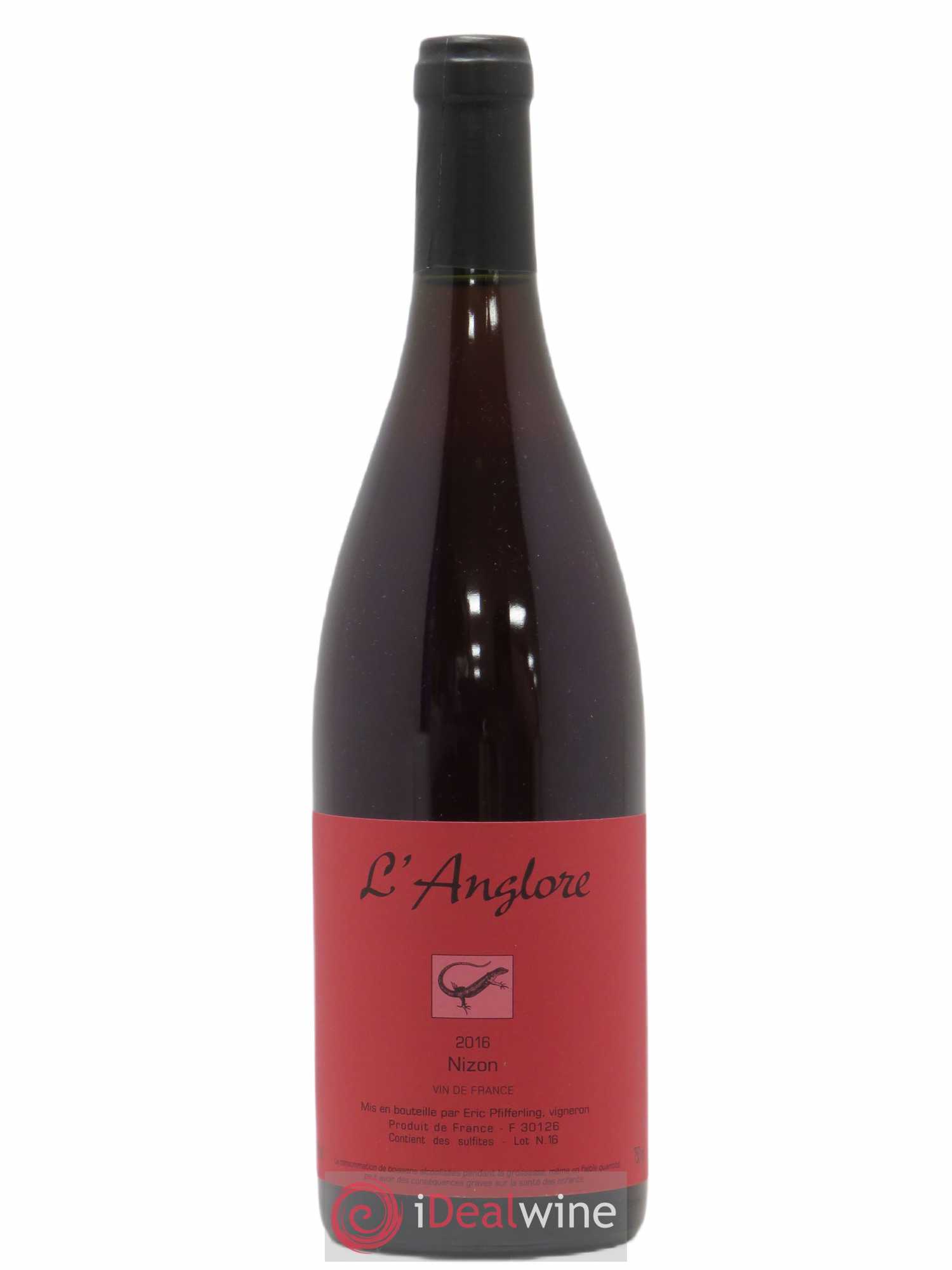 Vin de France Nizon L'Anglore (sans prix de réserve) 2016 - Lot de 1 bouteille - 0
