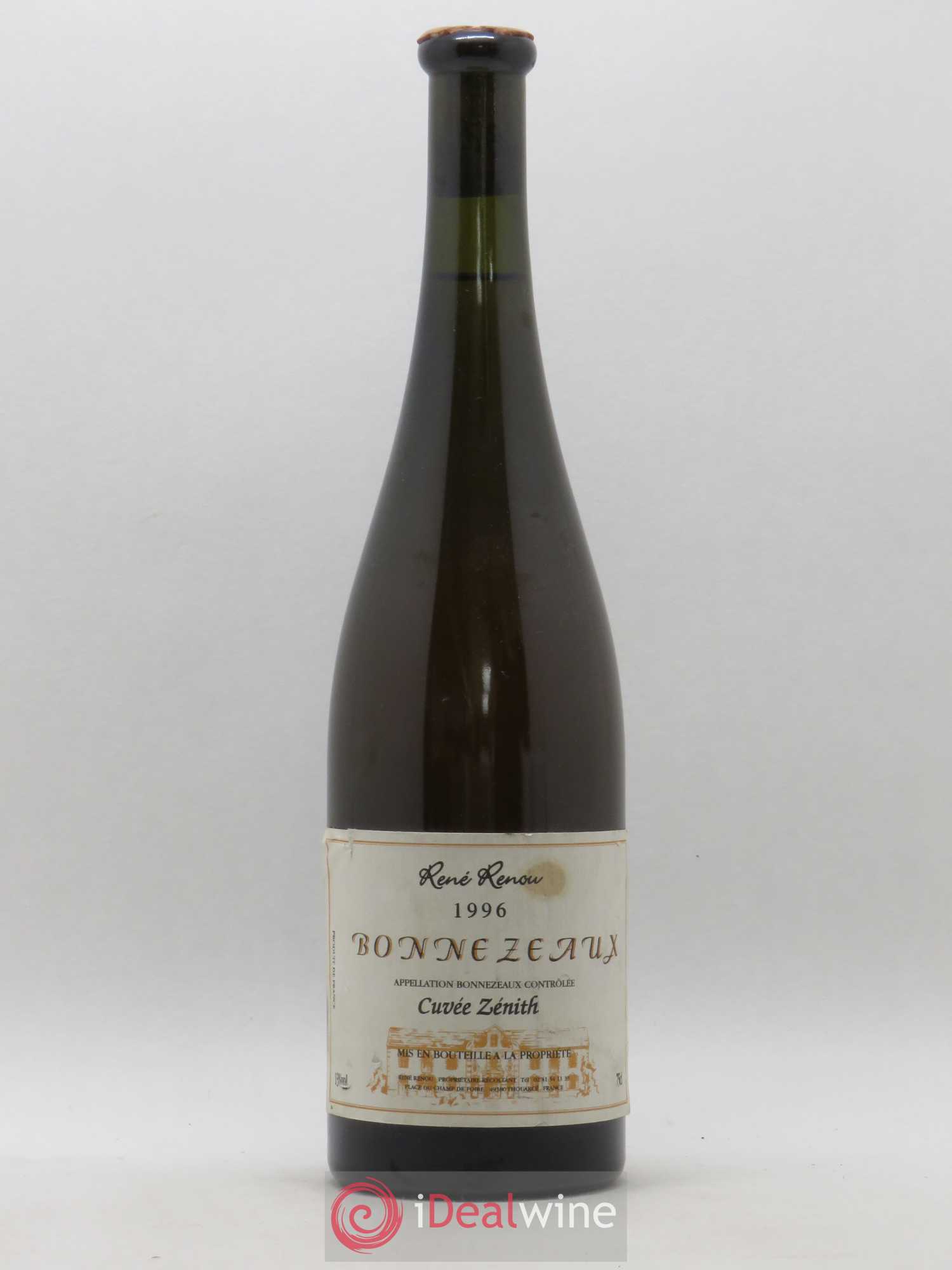 Bonnezeaux Cuvée Zénith René Renou (senza prezzo di riserva) 1996 - Lotto di 1 bottiglia - 0