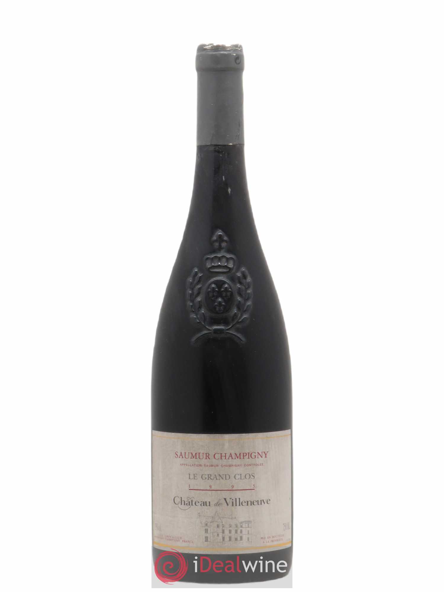 Saumur-Champigny Le Grand Clos Château de Villeneuve (sans prix de réserve) 1995 - Lot de 1 bouteille - 0