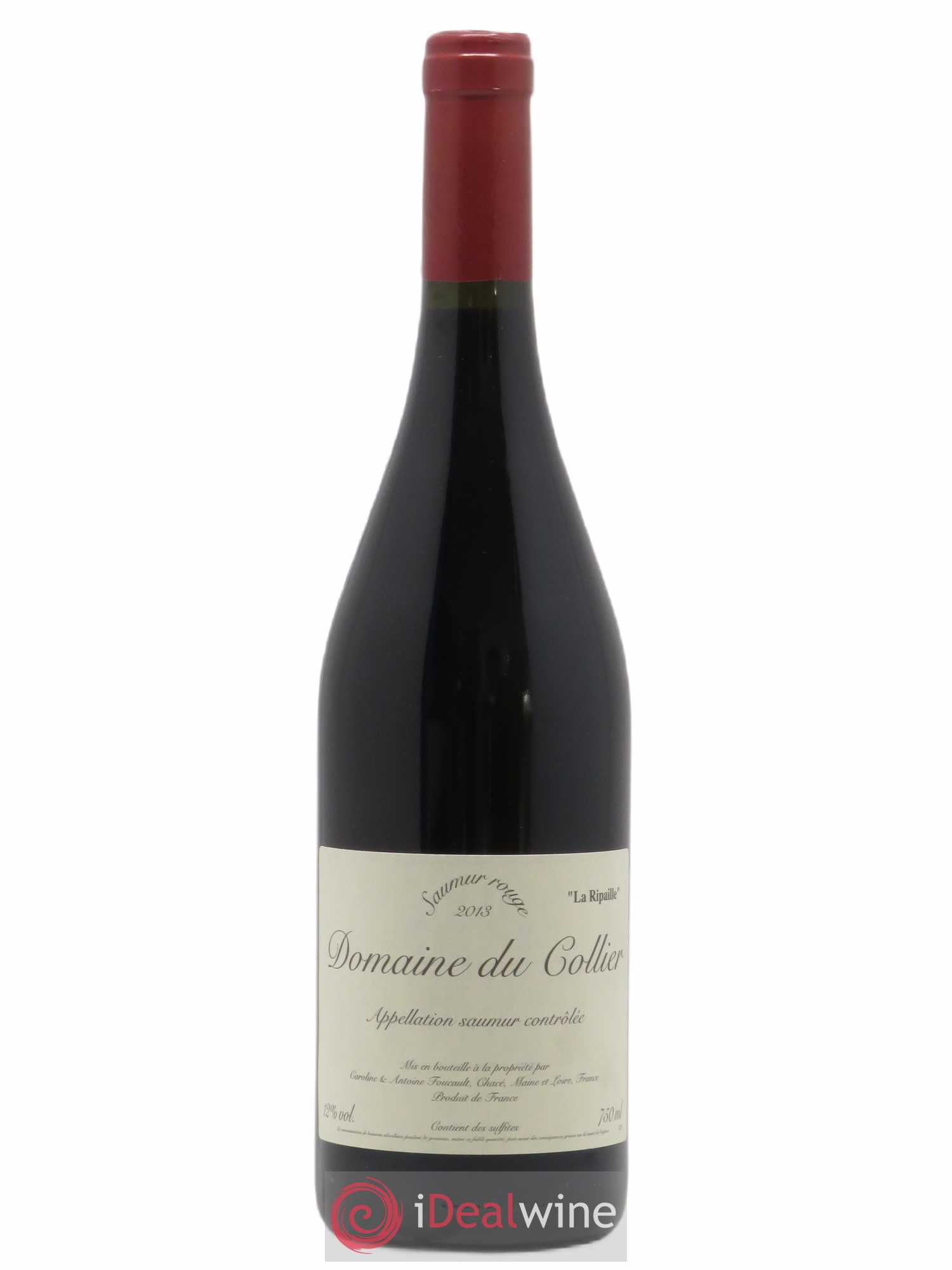 Saumur La Ripaille Domaine du Collier (sans prix de réserve) 2013 - Lot de 1 bouteille - 0