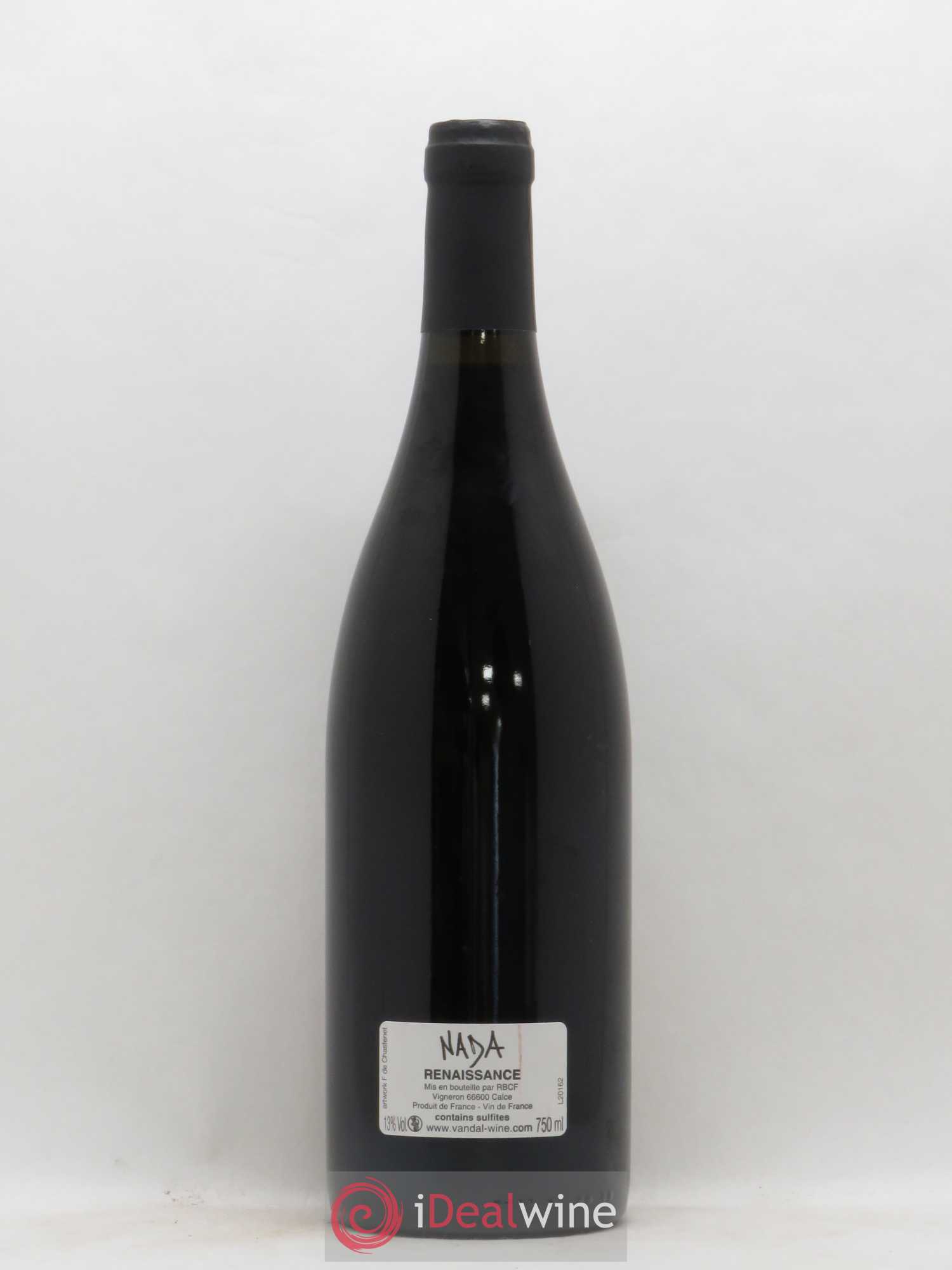 Vin de France Nada Cuvée Renaissance (sans prix de réserve) 2016 - Lot de 1 bouteille - 1