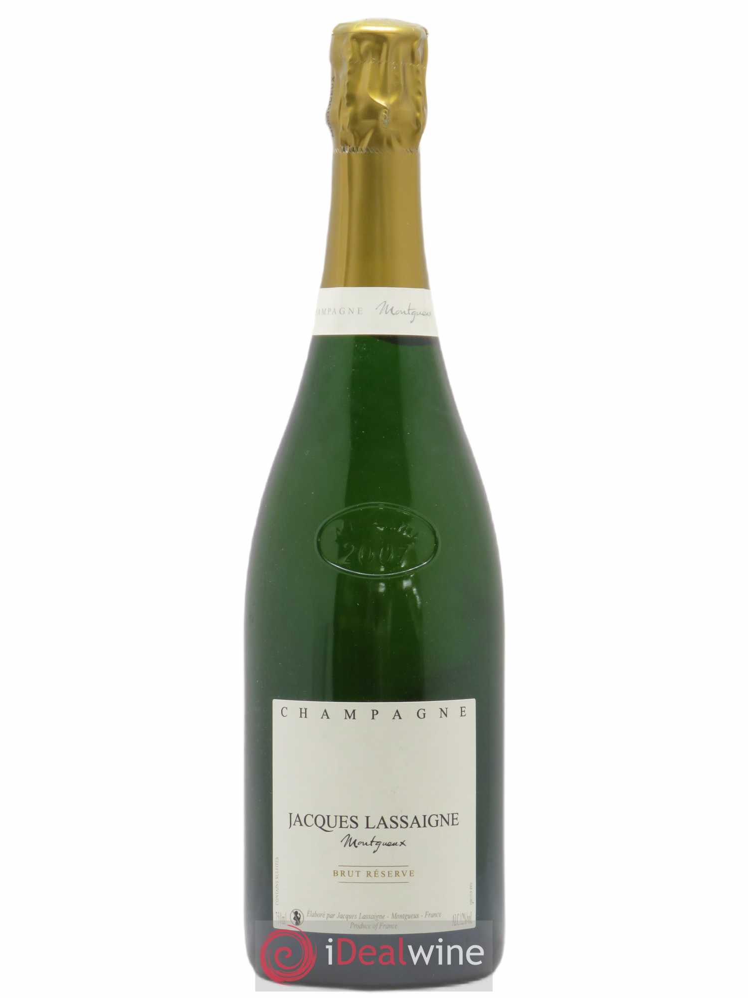 Les Vignes de Montgueux Blanc de Blancs Extra-Brut Jacques Lassaigne Brut Reserve (sans prix de réserve) - Posten von 1 Flasche - 0