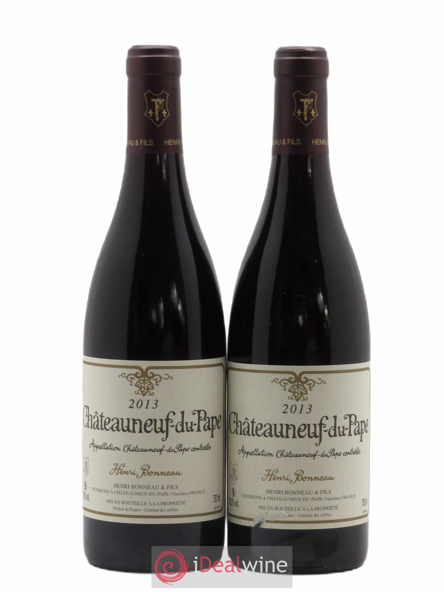 Châteauneuf-du-Pape Henri Bonneau Henri Bonneau & Fils (sans prix de réserve) 2013 - Lot de 2 bouteilles - 0