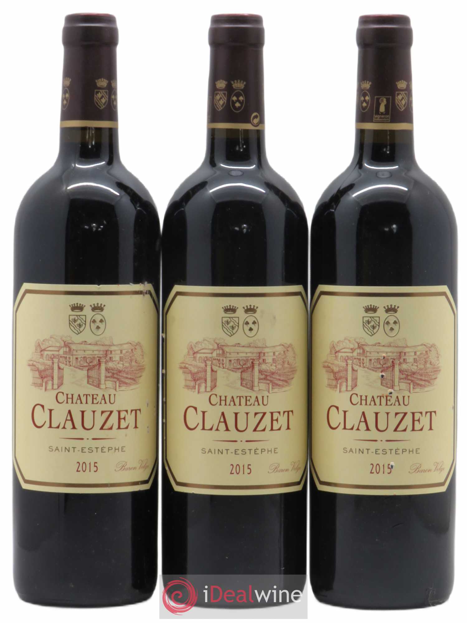 Château Clauzet (sans prix de réserve) 2015 - Lot de 3 bouteilles - 0