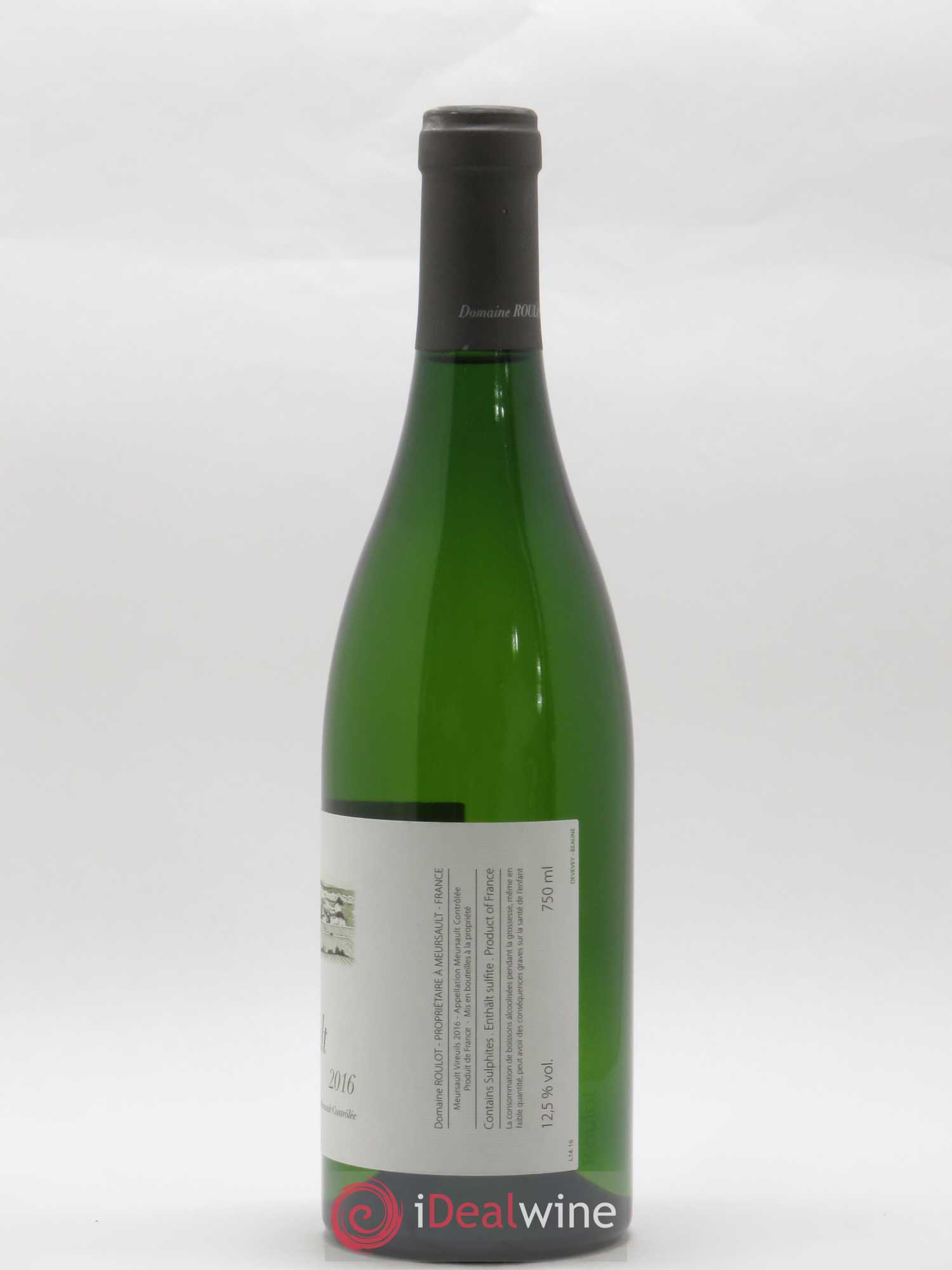 Meursault Les Vireuils Roulot (Domaine)  (sans prix de réserve) 2016 - Lot de 1 bouteille - 1
