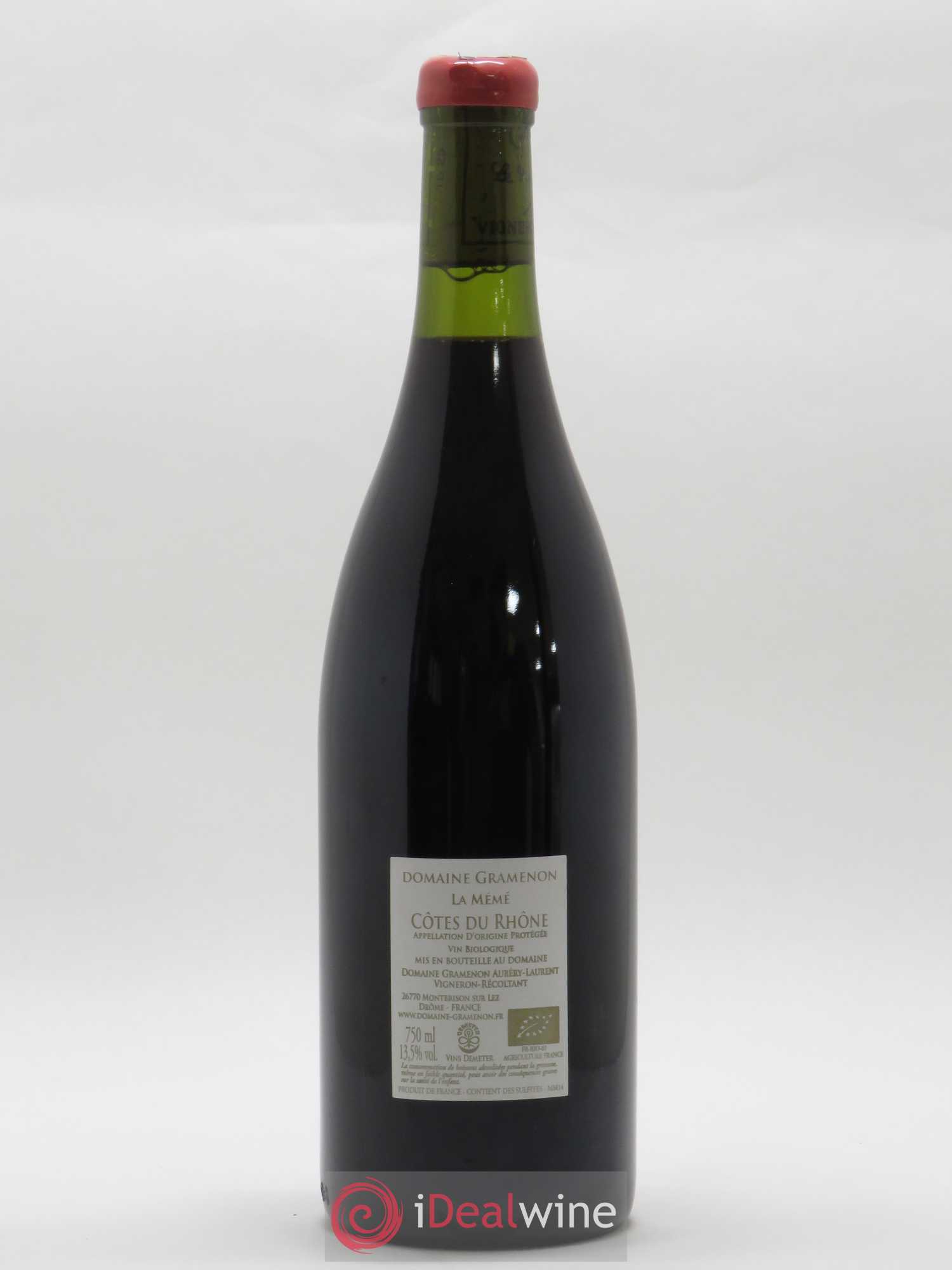 Côtes-du-Rhône La Mémé Ceps Centenaires Gramenon (Domaine) (sans prix de réserve) 2014 - Lot de 1 bouteille - 1