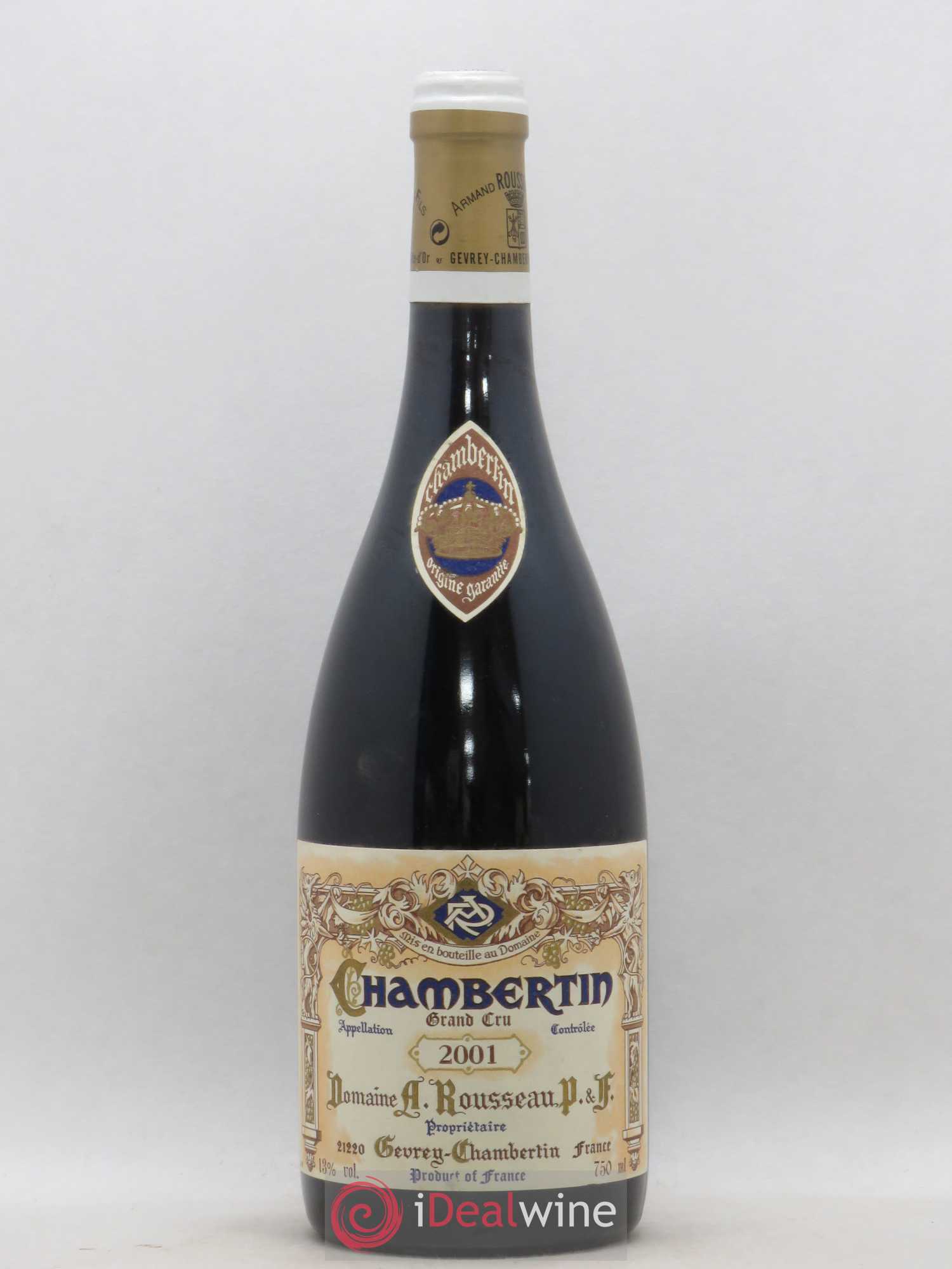 Chambertin Grand Cru Armand Rousseau (Domaine) 2001 - Lot de 1 bouteille - 0