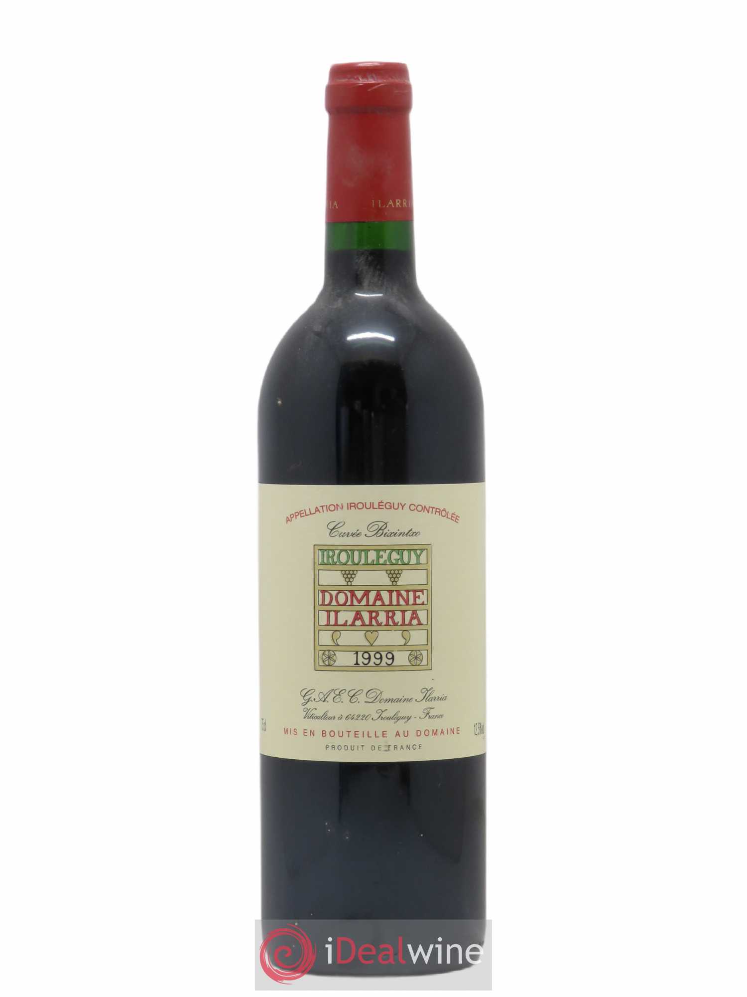 Irouléguy Cuvée Bixintxo Domaine Ilarria (sans prix de réserve) 1999 - Posten von 1 Flasche - 0