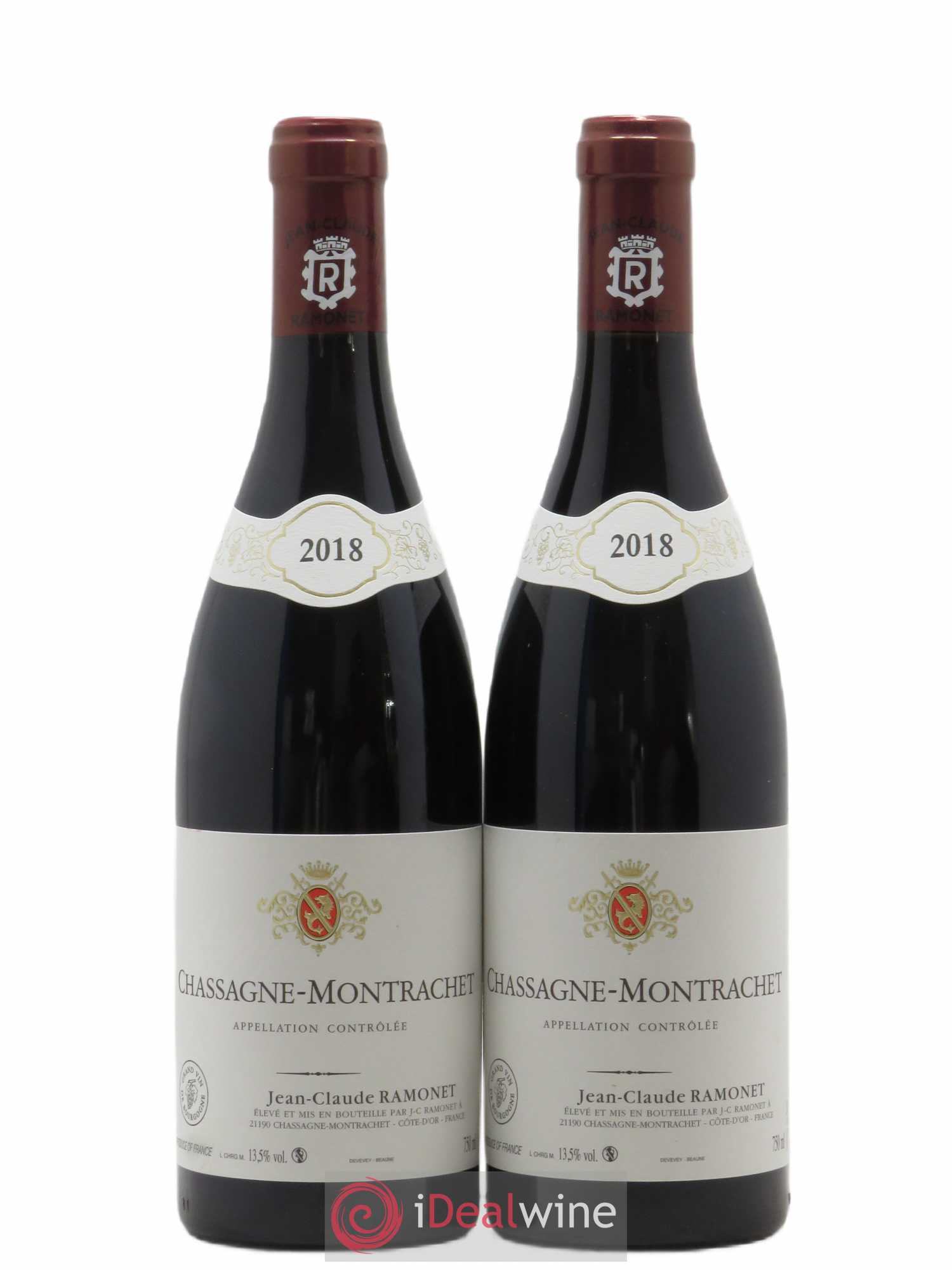 Chassagne-Montrachet Ramonet (Domaine) (sans prix de réserve) 2018 - Lot de 2 bouteilles - 0