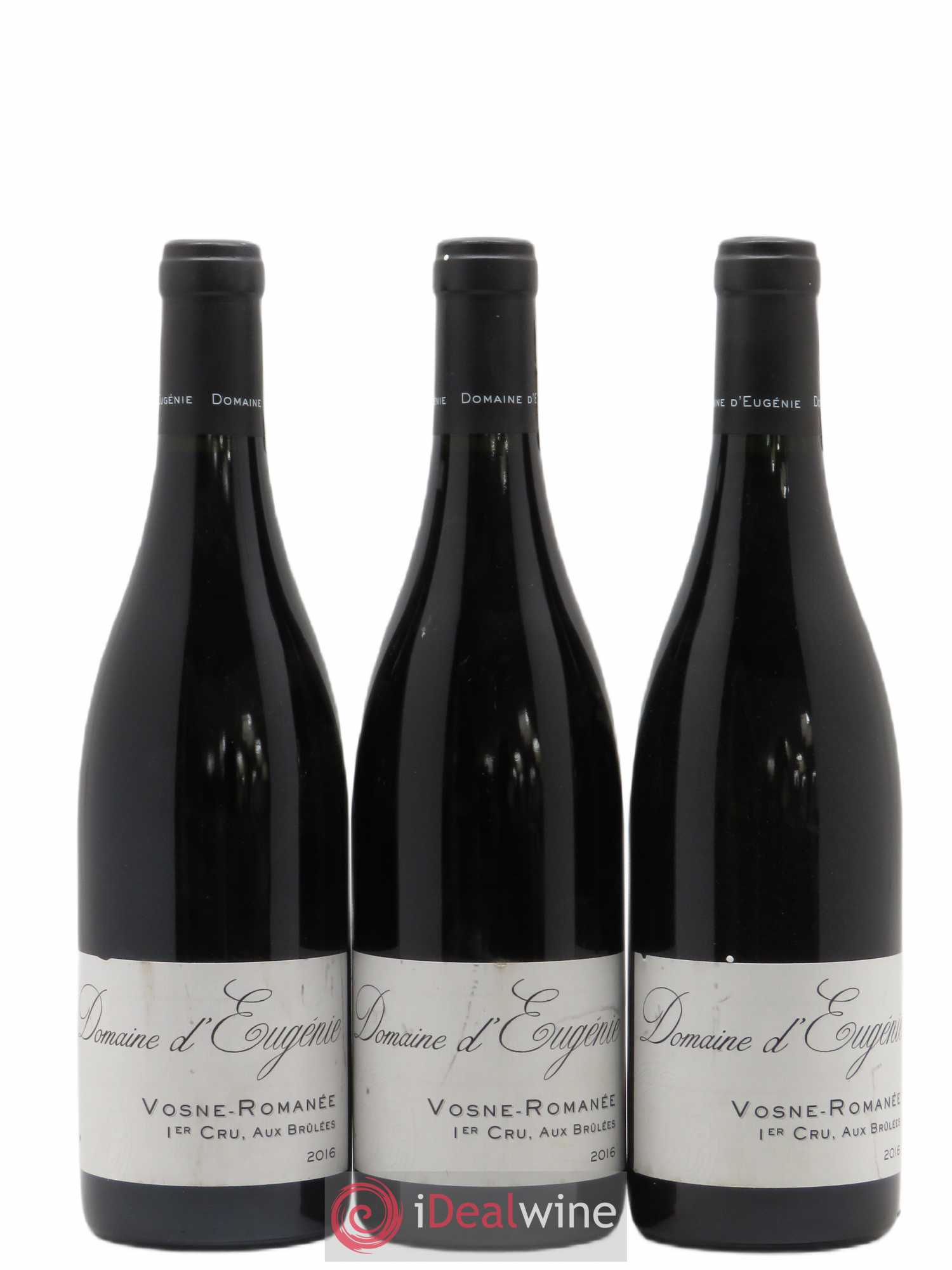 Vosne-Romanée 1er Cru Aux Brûlées Domaine René Engel - Domaine Eugénie 2016 - Lot de 3 bouteilles - 0