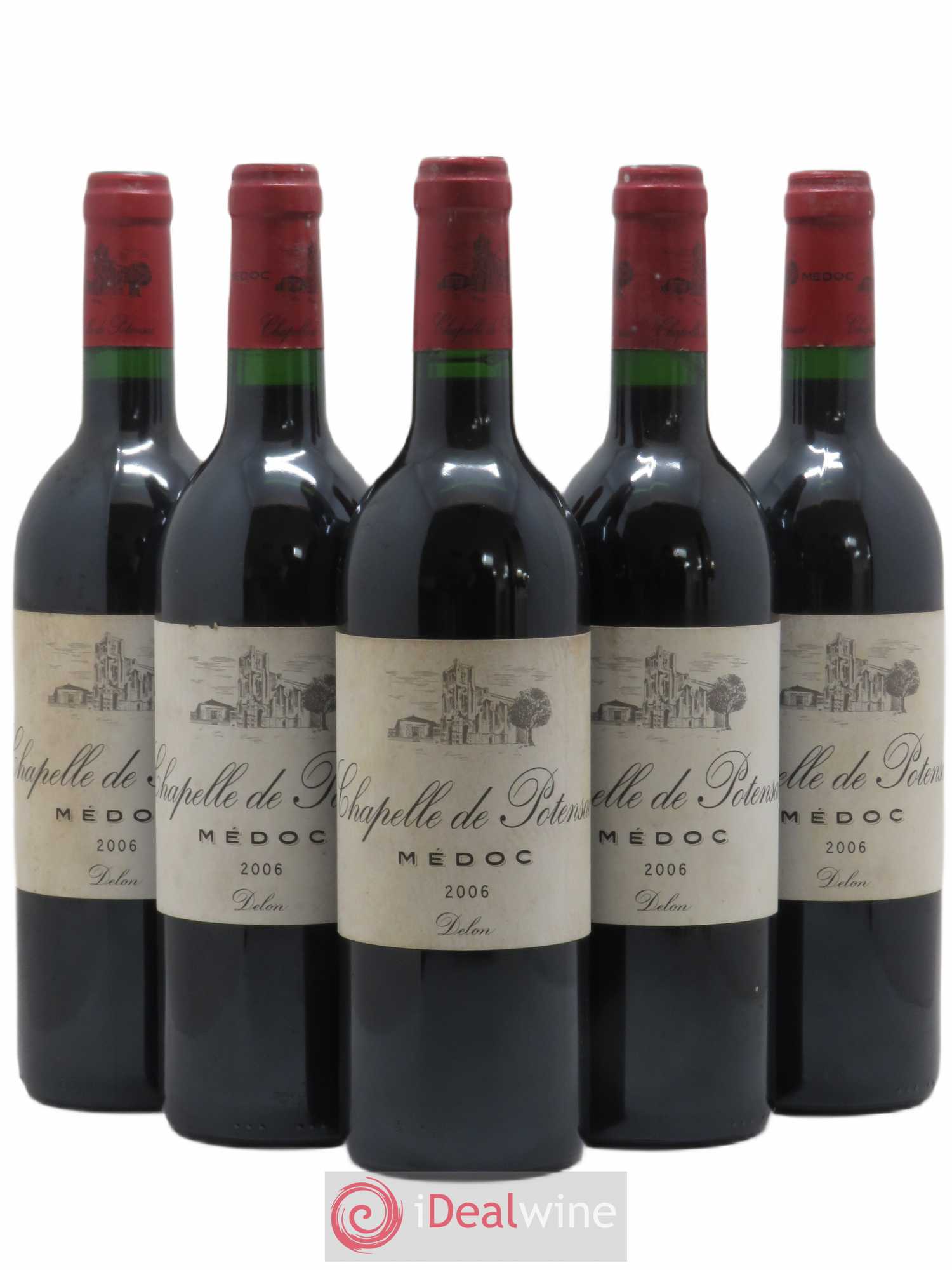 Chapelle de Potensac Second Vin (sans prix de réserve) 2006 - Lot de 5 bouteilles - 0