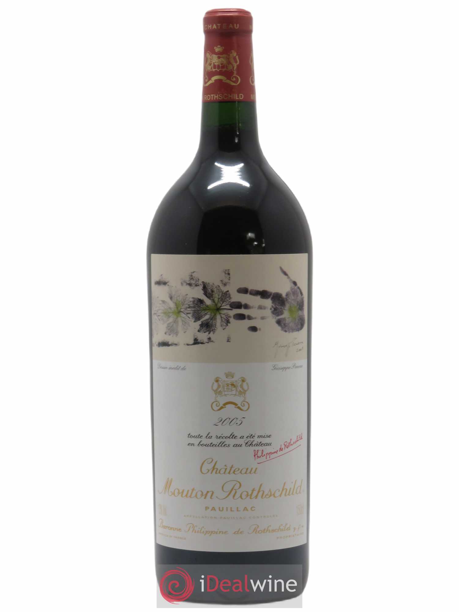 Château Mouton Rothschild 1er Grand Cru Classé 2005 - Lot de 1 magnum - 0