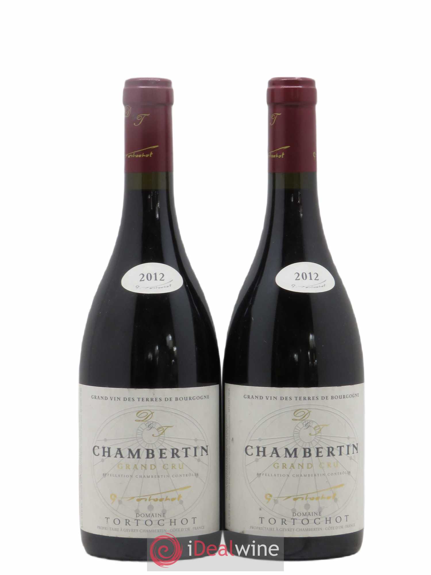 Chambertin Grand Cru Tortochot (Domaine) (sans prix de réserve) 2012 - Lot de 2 bouteilles - 0