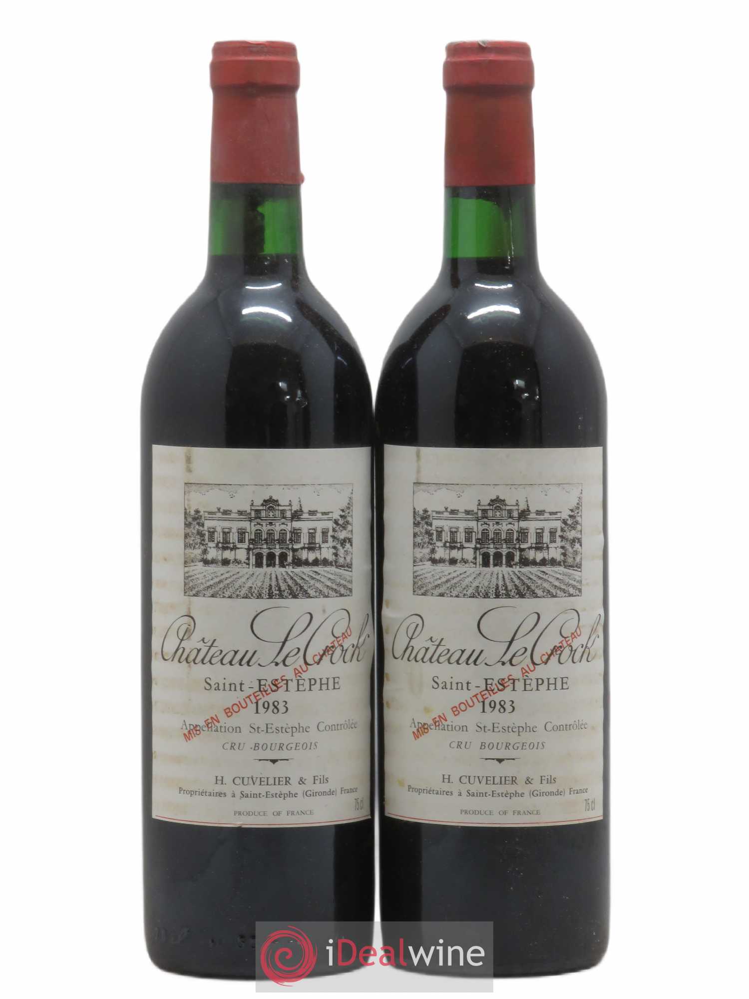 Château le Crock Cru Bourgeois (sans prix de réserve) 1983 - Lot de 2 bouteilles - 0