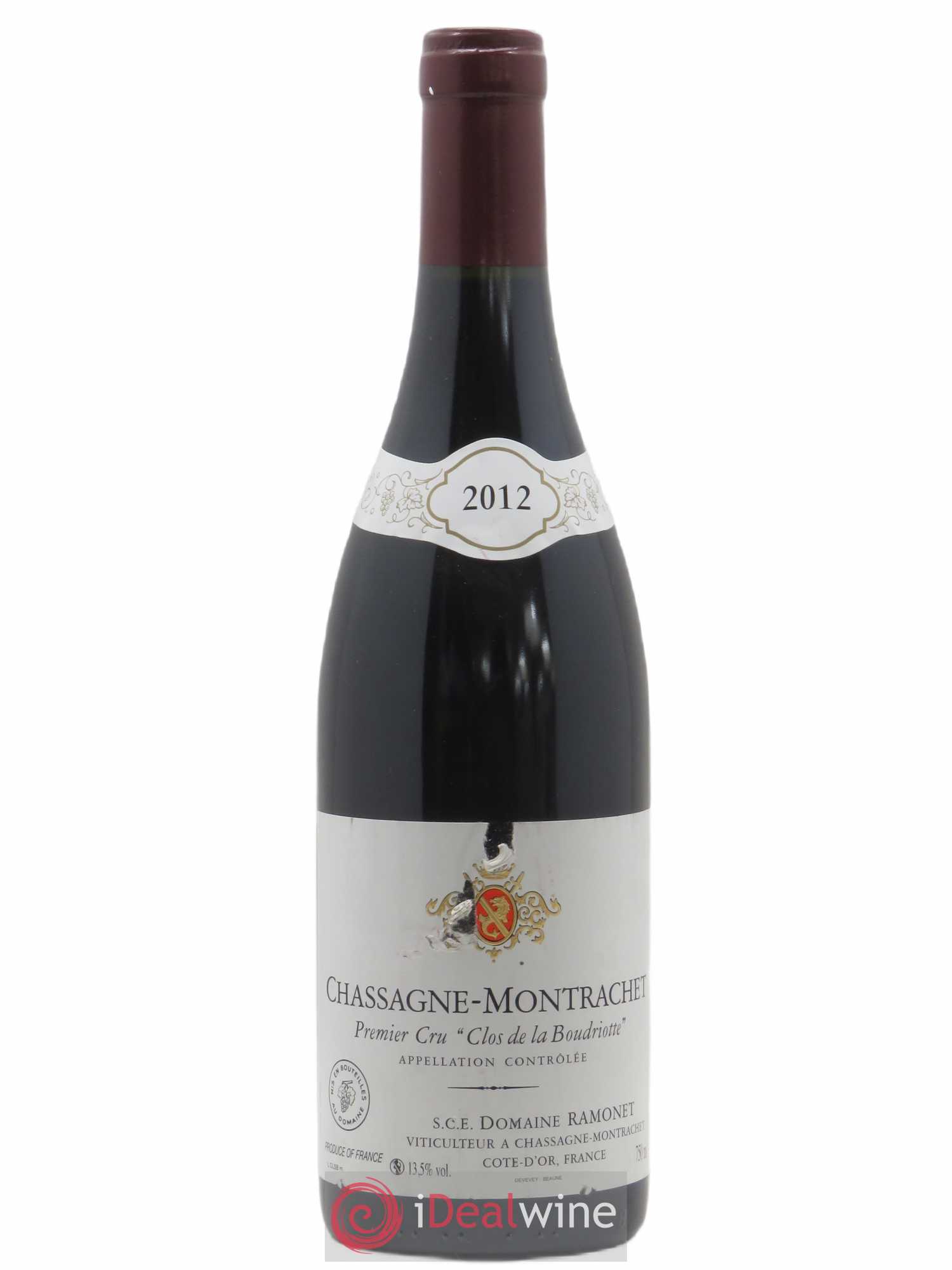 Chassagne-Montrachet 1er Cru Clos de la Boudriotte Ramonet (Domaine) (senza prezzo di riserva) 2012 - Lotto di 1 bottiglia - 0