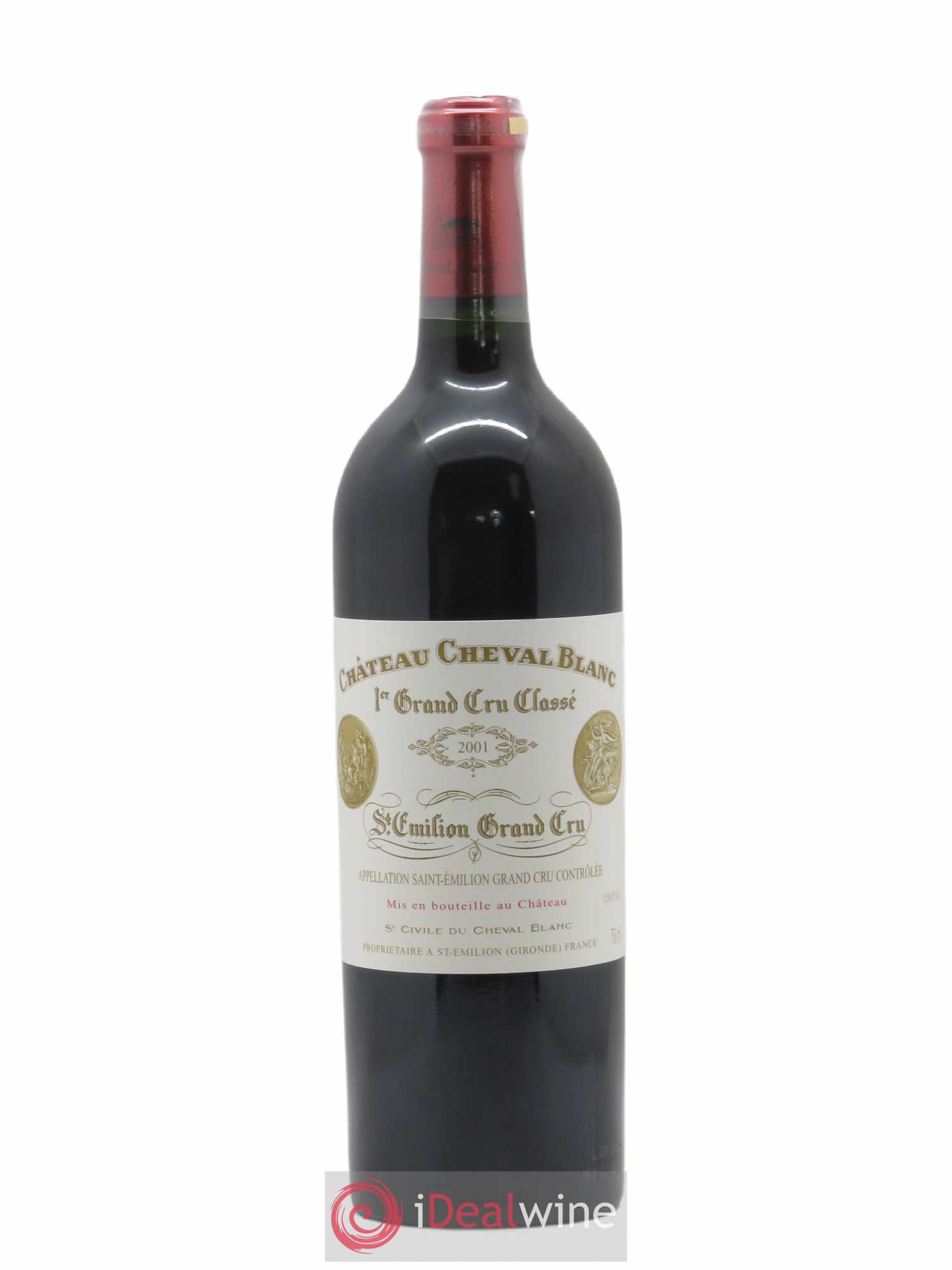 Château Cheval Blanc 1er Grand Cru Classé A (sans prix de réserve) 2001 - Lot de 1 bouteille - 0