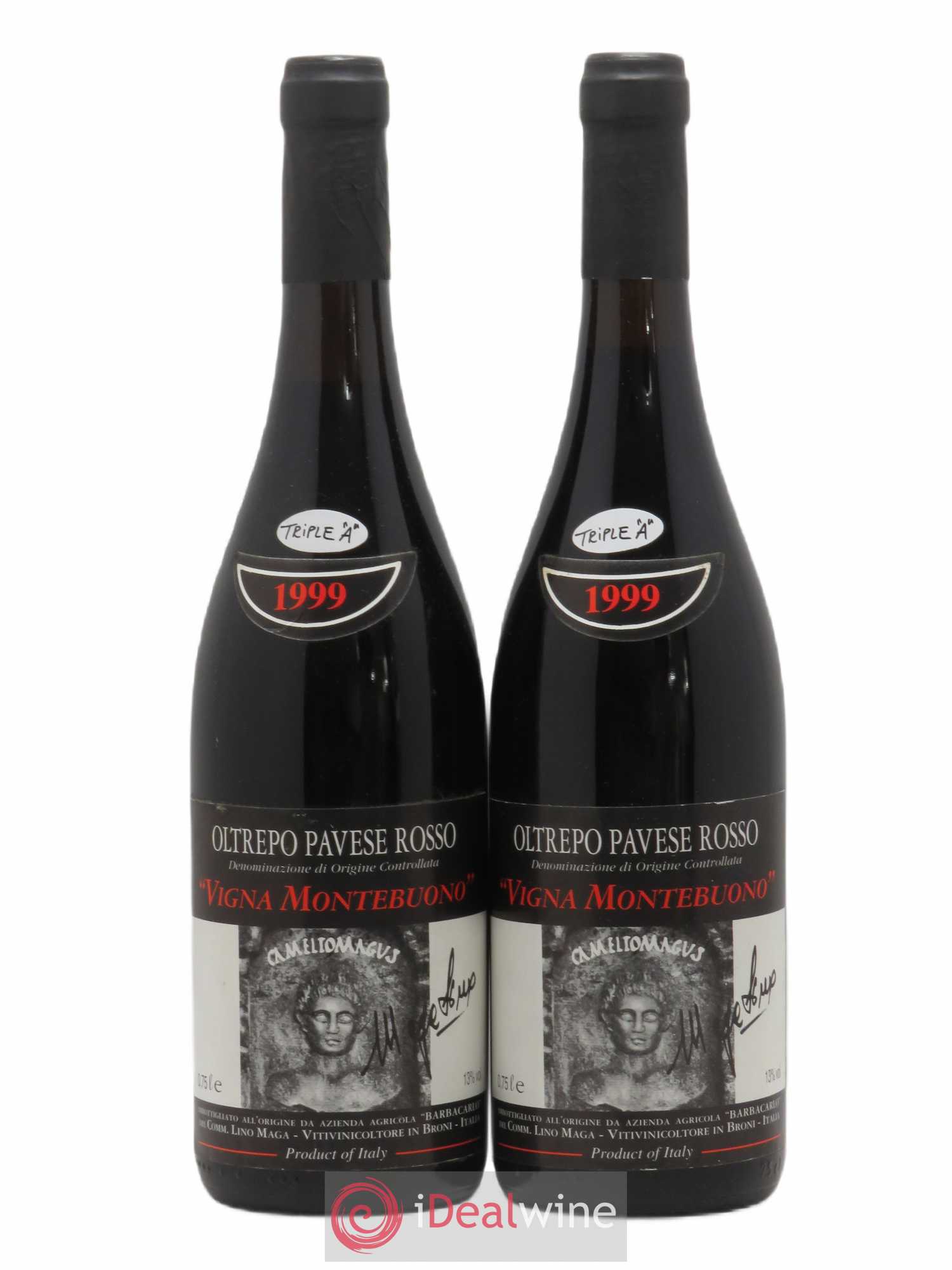 Italie DOC Oltrepo Pavese Rosse Vigna Montebuono Lino Maga (sans prix de réserve) 1999 - Posten von 2 Flaschen - 0