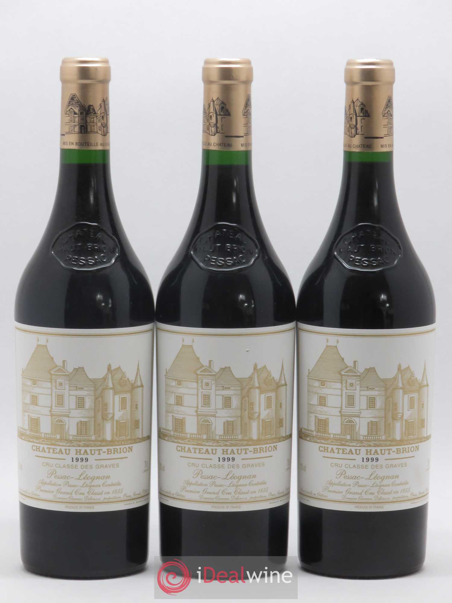 Château Haut Brion 1er Grand Cru Classé 1999 - Lot de 12 bouteilles - 2