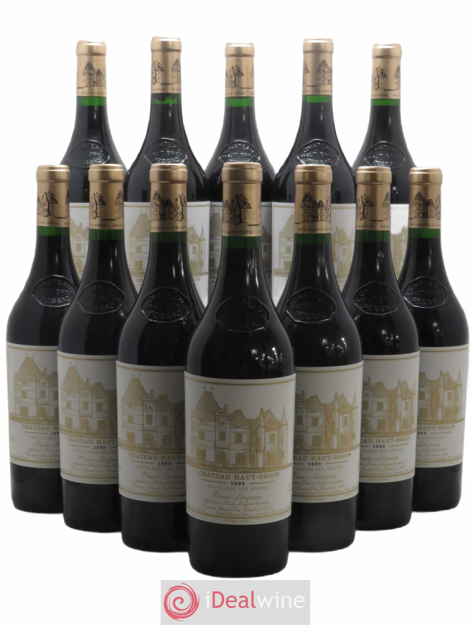 Château Haut Brion 1er Grand Cru Classé 1999 - Lot de 12 bouteilles - 0