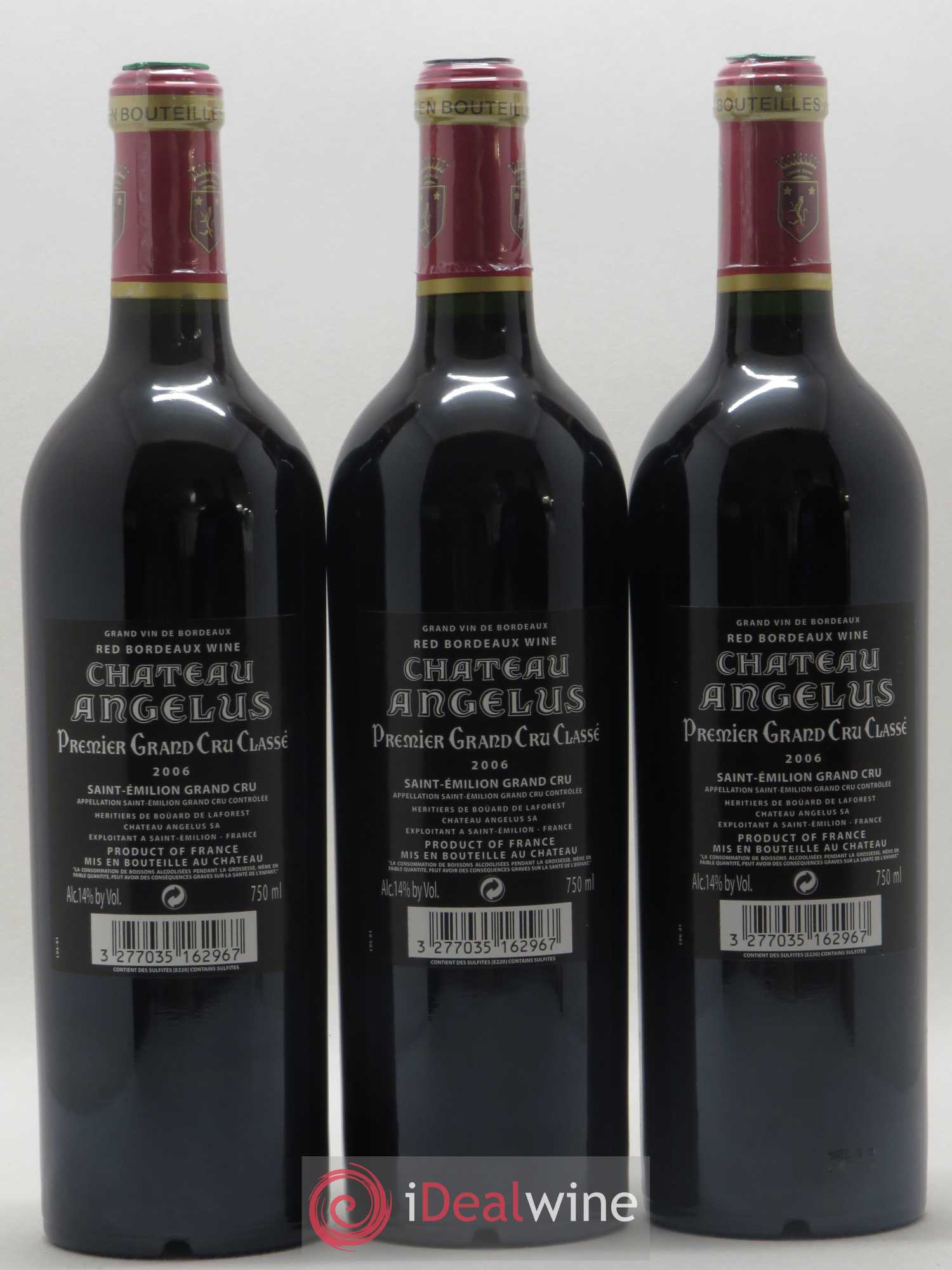 Château Angélus 1er Grand Cru Classé A 2006 - Lot de 6 bouteilles - 2