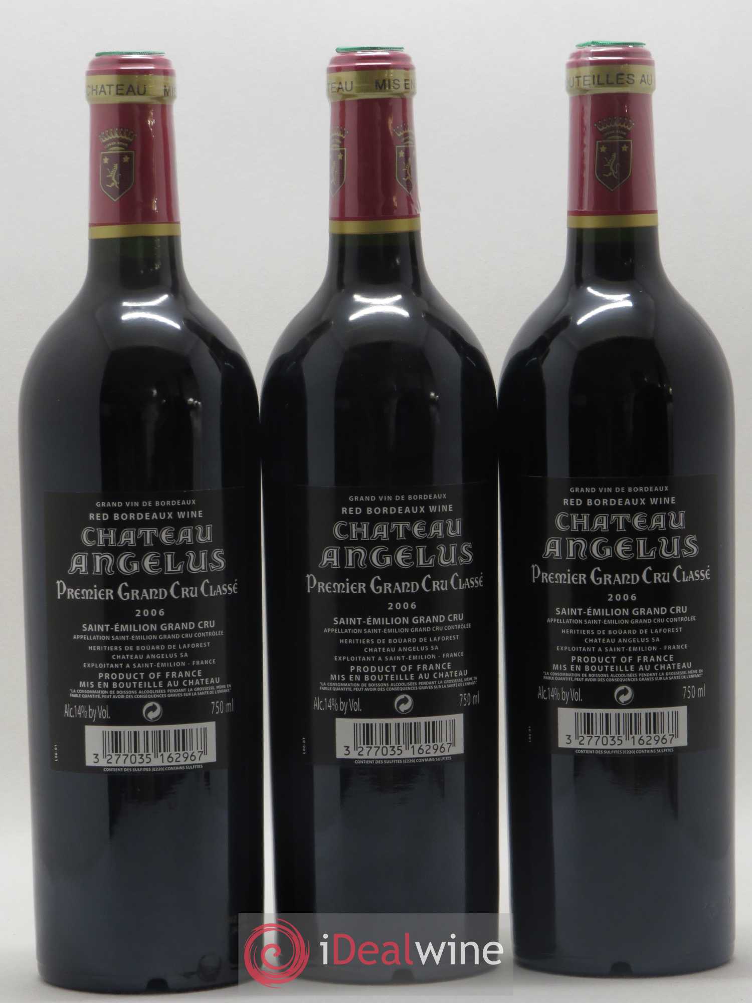 Château Angélus 1er Grand Cru Classé A 2006 - Lot de 6 bouteilles - 4