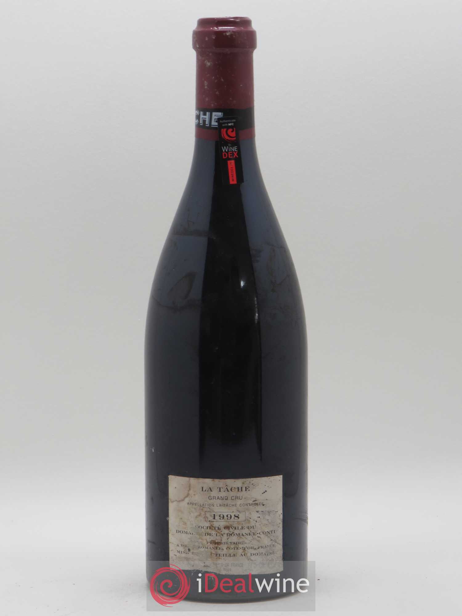 La Tâche Grand Cru Domaine de la Romanée-Conti 1998 - Lot de 1 bouteille - 1