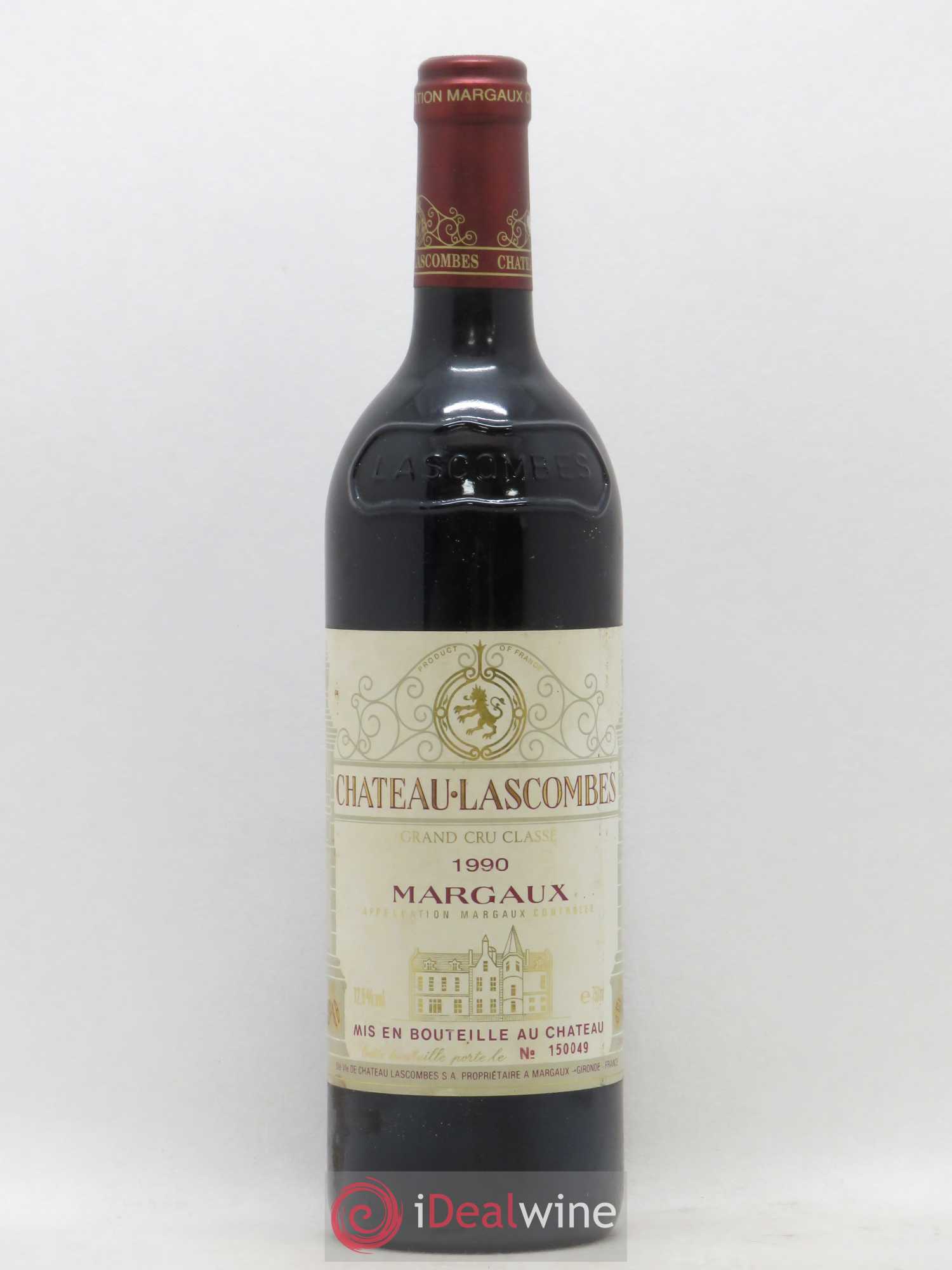 Château Lascombes 2ème Grand Cru Classé 1990 - Lot de 1 bouteille - 0