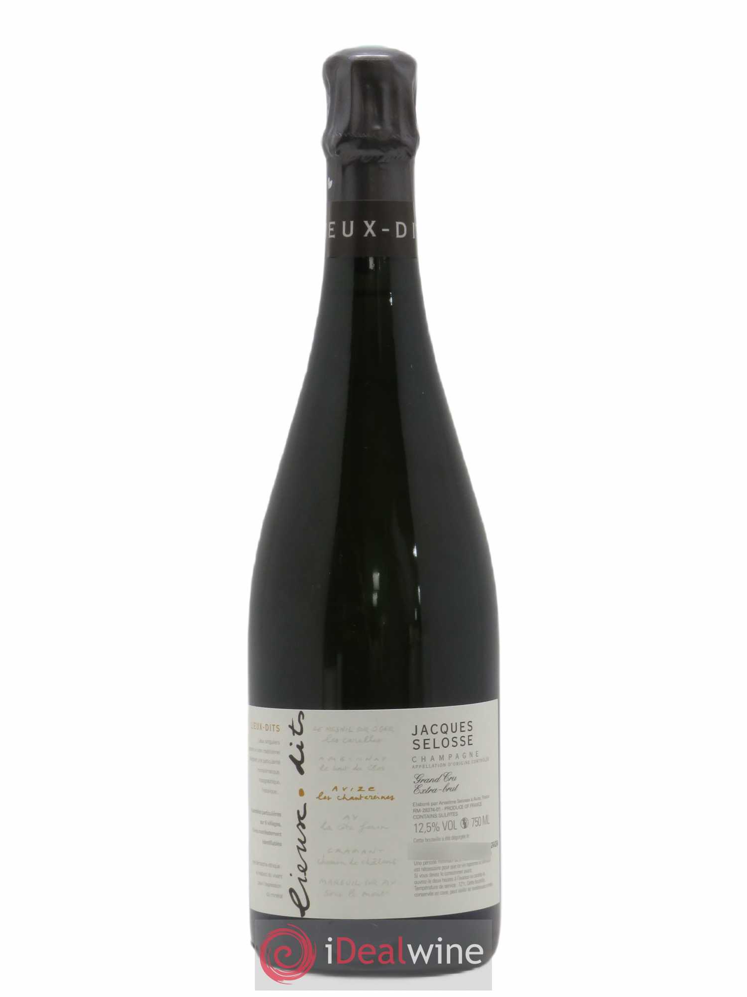 Avize Les Chantereines Grand Cru Extra-Brut Jacques Selosse - Lot de 1 bouteille - 0