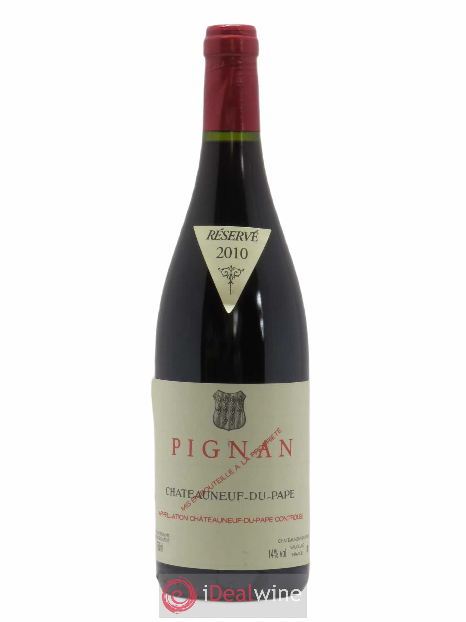Châteauneuf-du-Pape Pignan Emmanuel Reynaud (sans prix de réserve) 2010 - Lot de 1 bouteille - 0