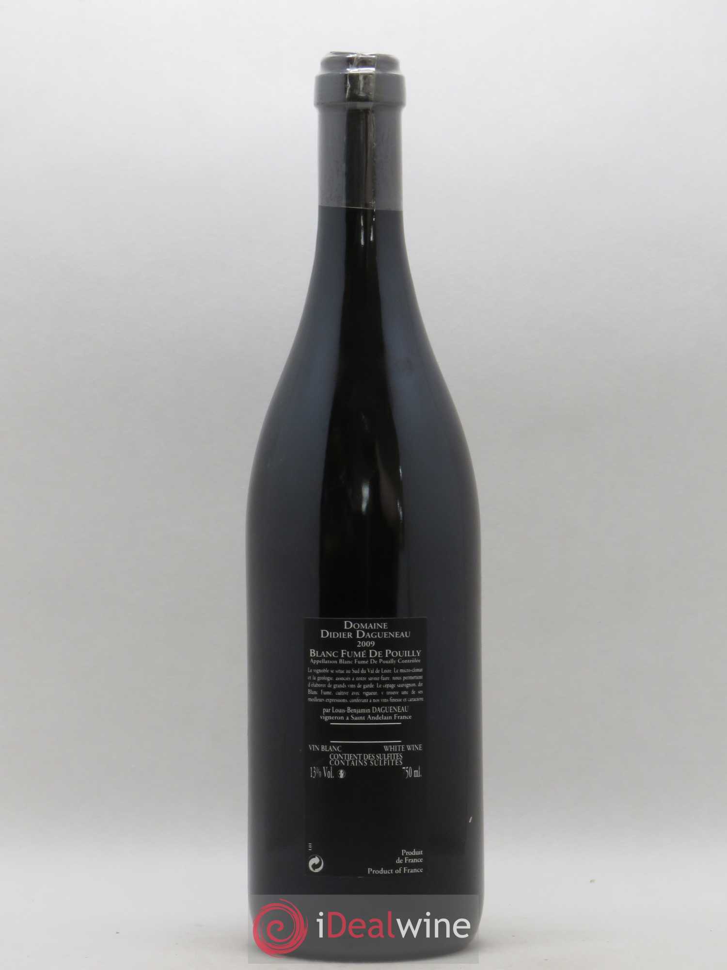 Vin de France (anciennement Pouilly-Fumé) Silex Dagueneau (Domaine Didier - Louis-Benjamin)  (sans prix de réserve) 2009 - Lot de 1 bouteille - 1