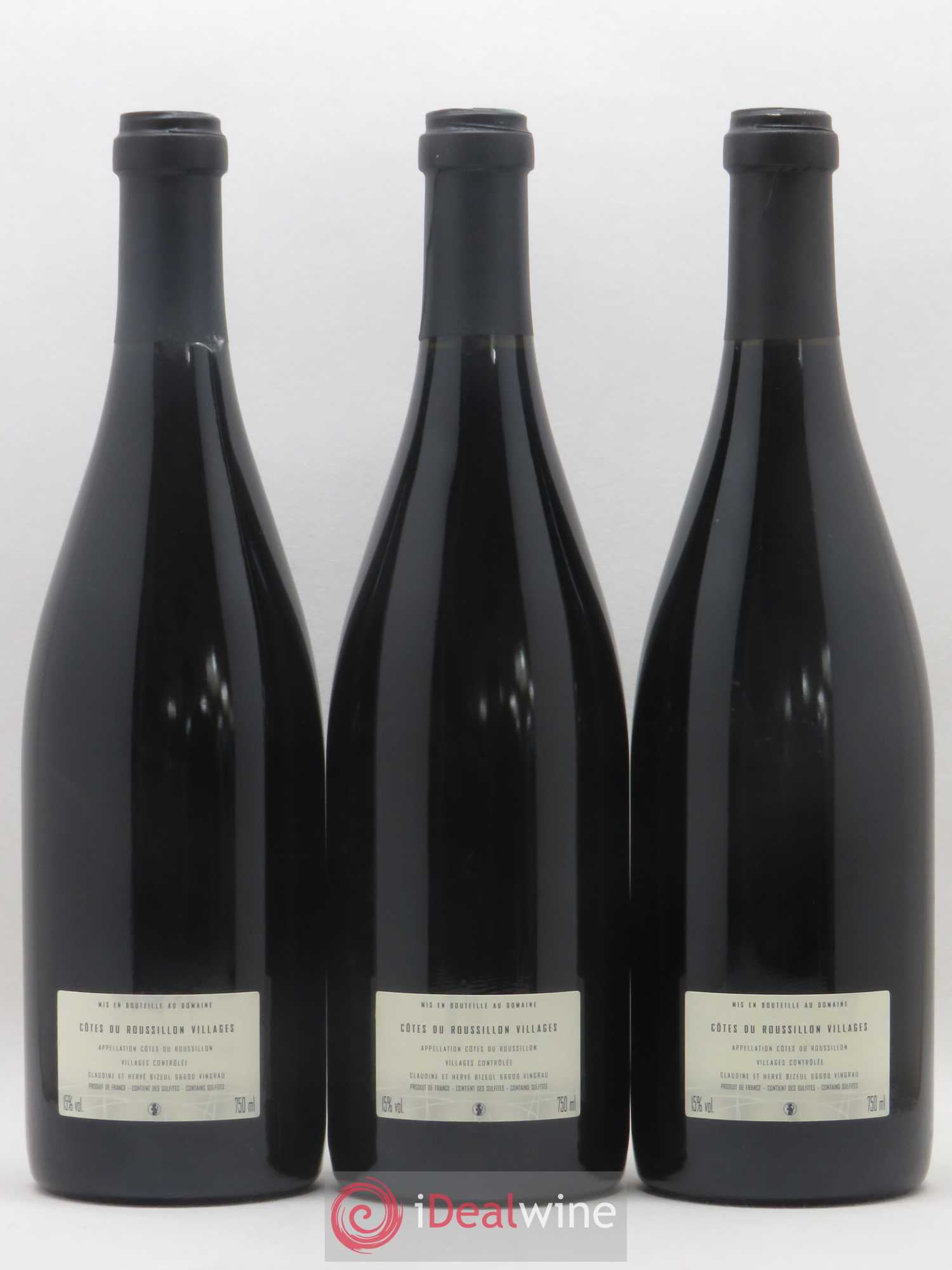 Côtes du Roussillon Villages Clos des Fées La Petite Sibérie Hervé Bizeul 2011 - Lot de 3 bouteilles - 1