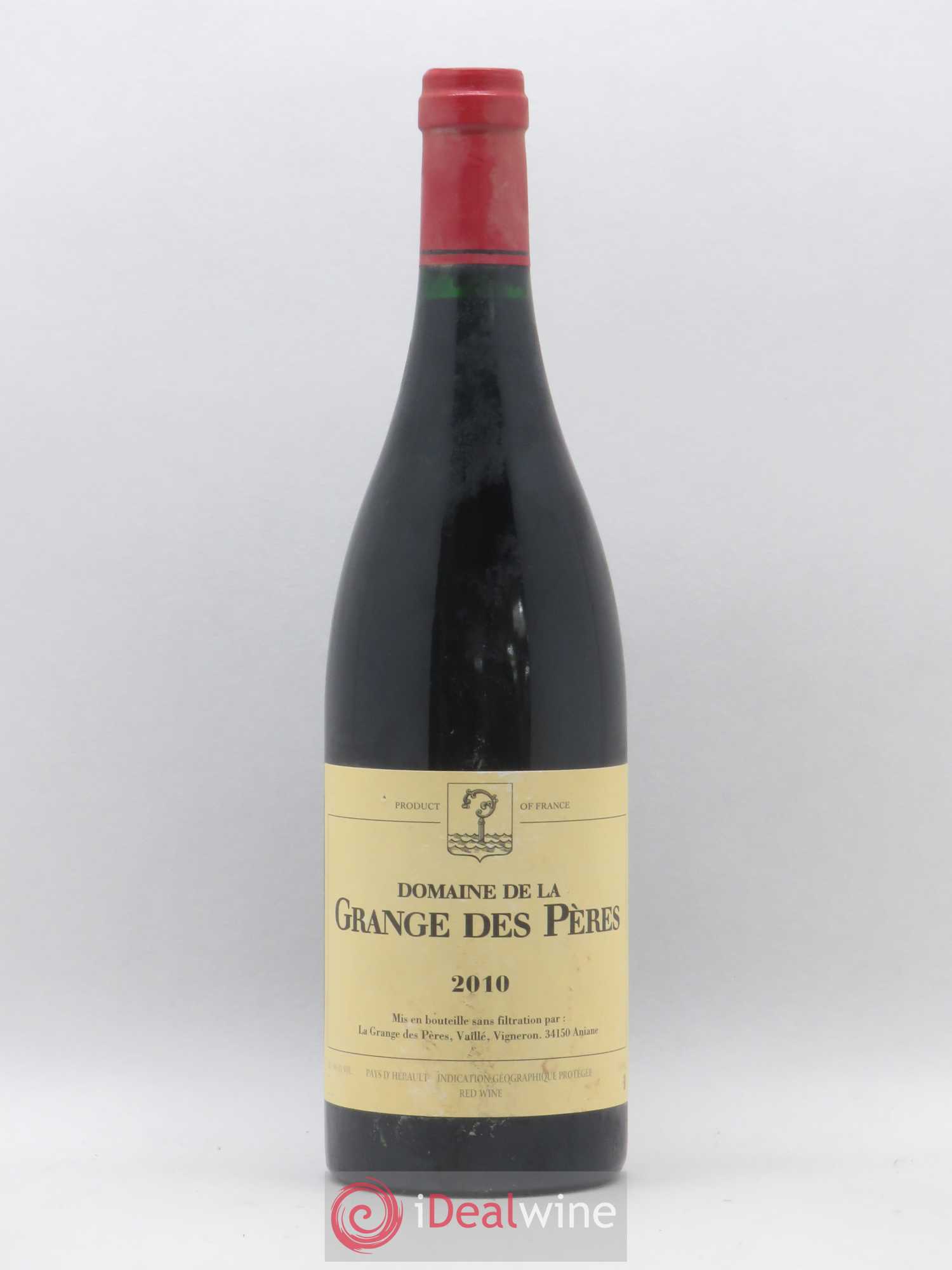 Pays d'Hérault Grange des Pères Laurent Vaillé 2010 - Lot de 1 bouteille - 0