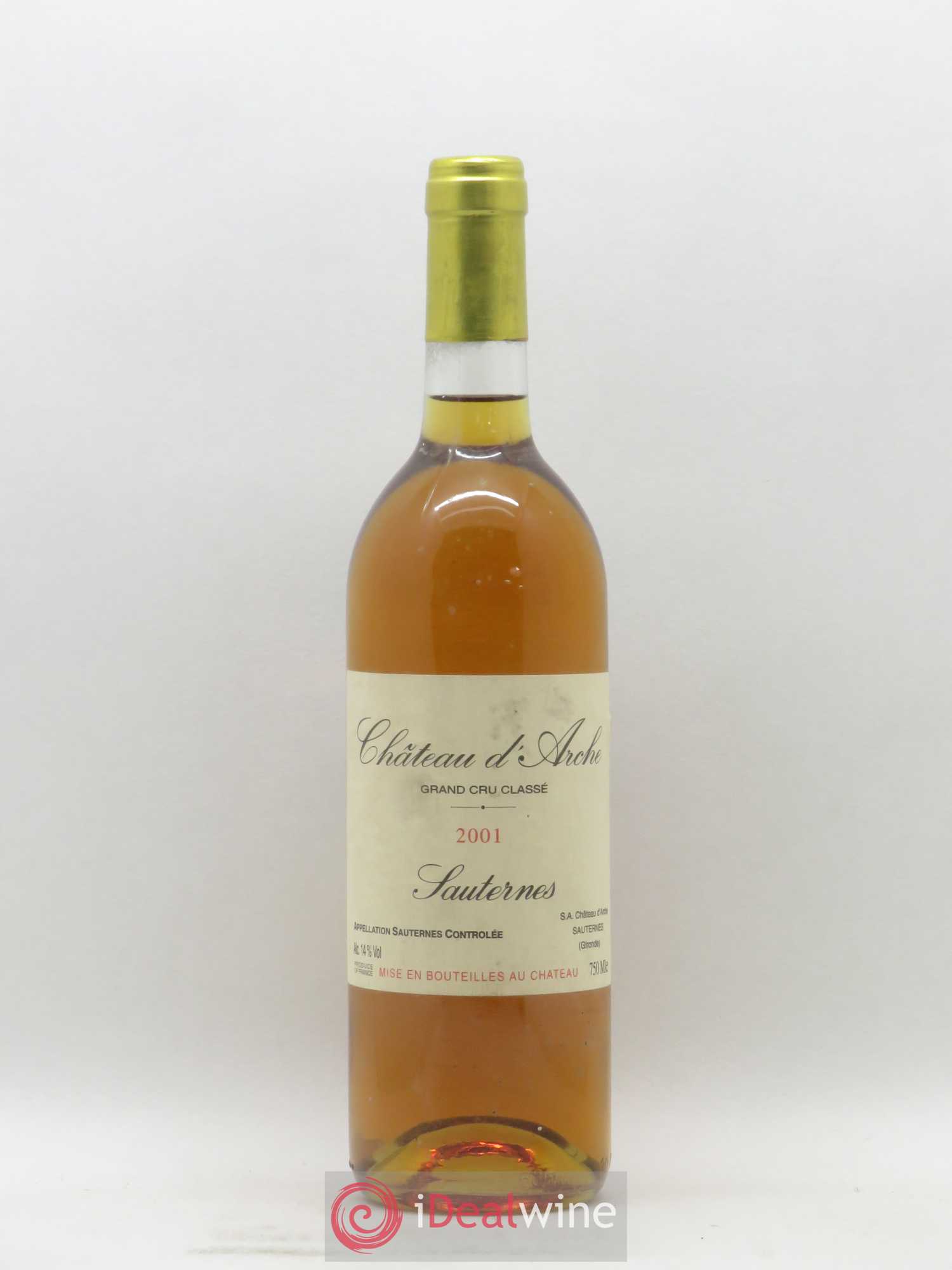 Château d' Arche 2ème Grand Cru Classé 2001 - Lotto di 1 bottiglia - 0