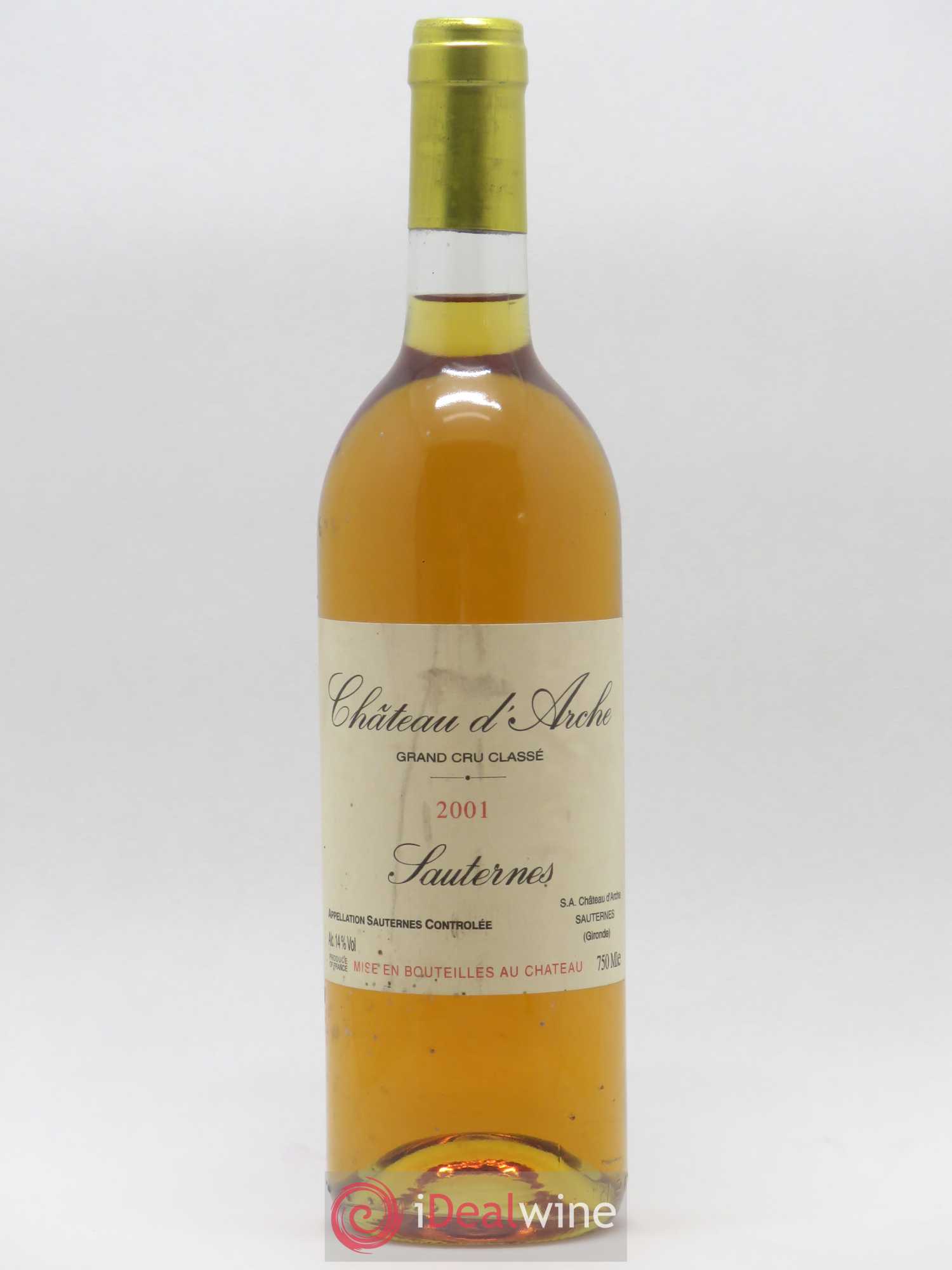 Château d' Arche 2ème Grand Cru Classé 2001 - Lotto di 1 bottiglia - 0