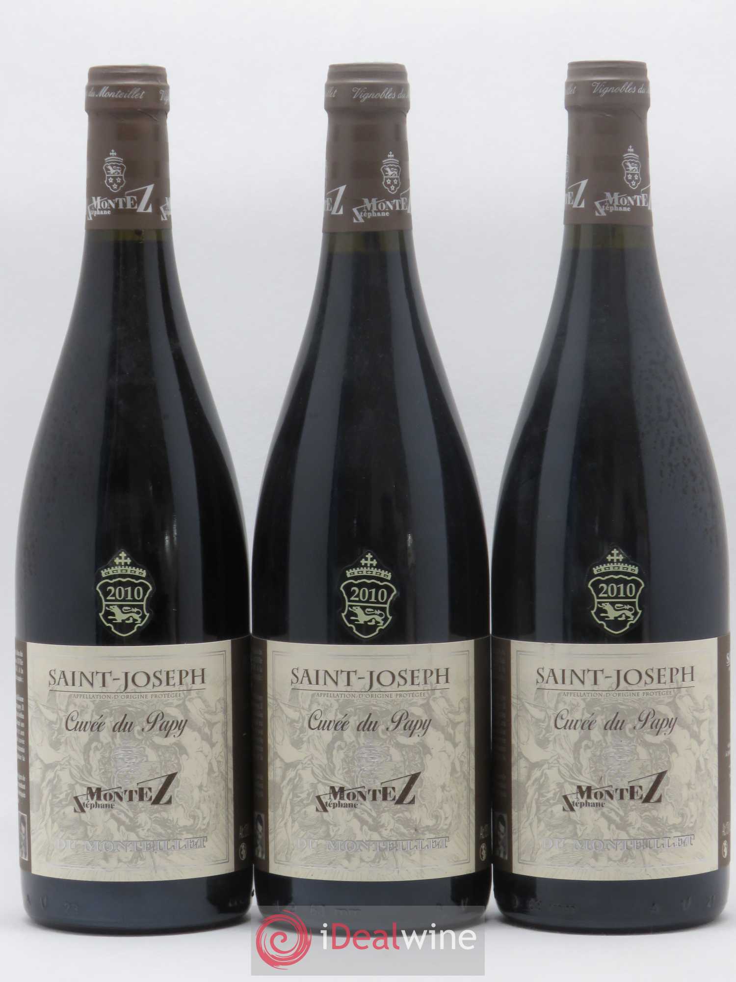 Saint-Joseph Cuvée du Papy Monteillet (Domaine du) - Stéphane Montez 2010 - Lot de 3 bouteilles - 0