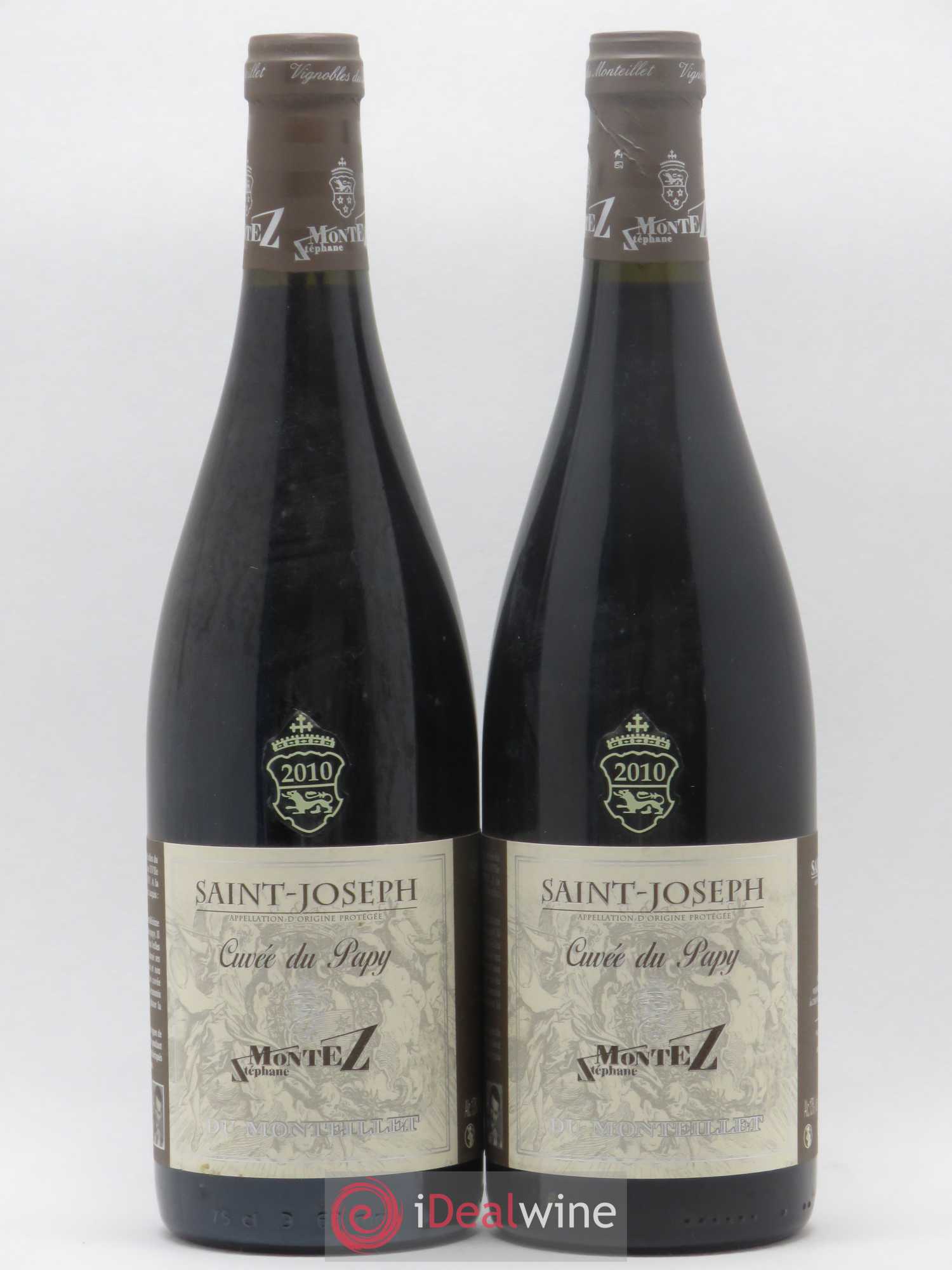 Saint-Joseph Cuvée du Papy Monteillet (Domaine du) - Stéphane Montez 2010 - Lot de 2 bouteilles - 0