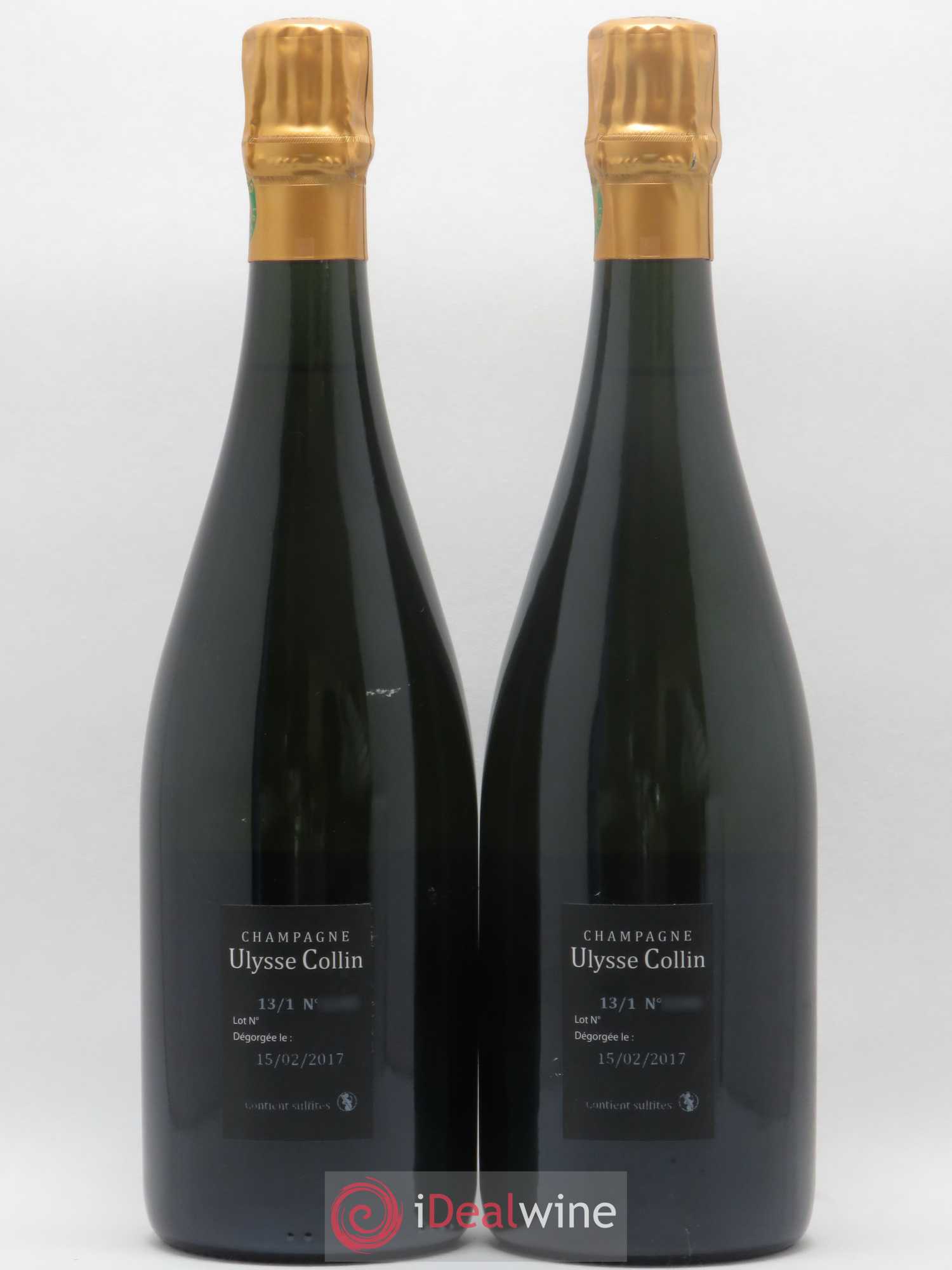 Les Pierrières Blancs de Blancs Extra-Brut Ulysse Collin - Lot of 2 bottles - 1