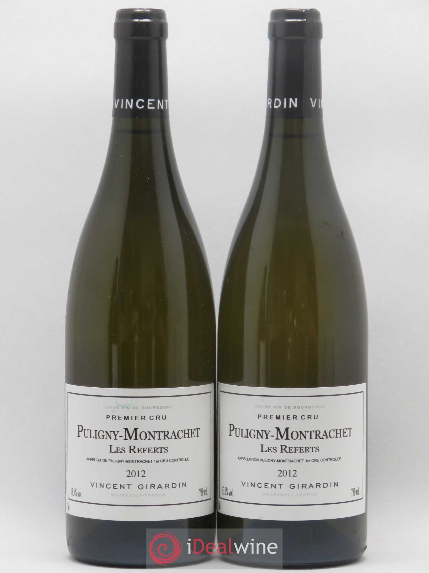 Puligny-Montrachet 1er Cru Les Referts Vincent Girardin (Domaine) 2012 - Lot de 2 bouteilles - 0