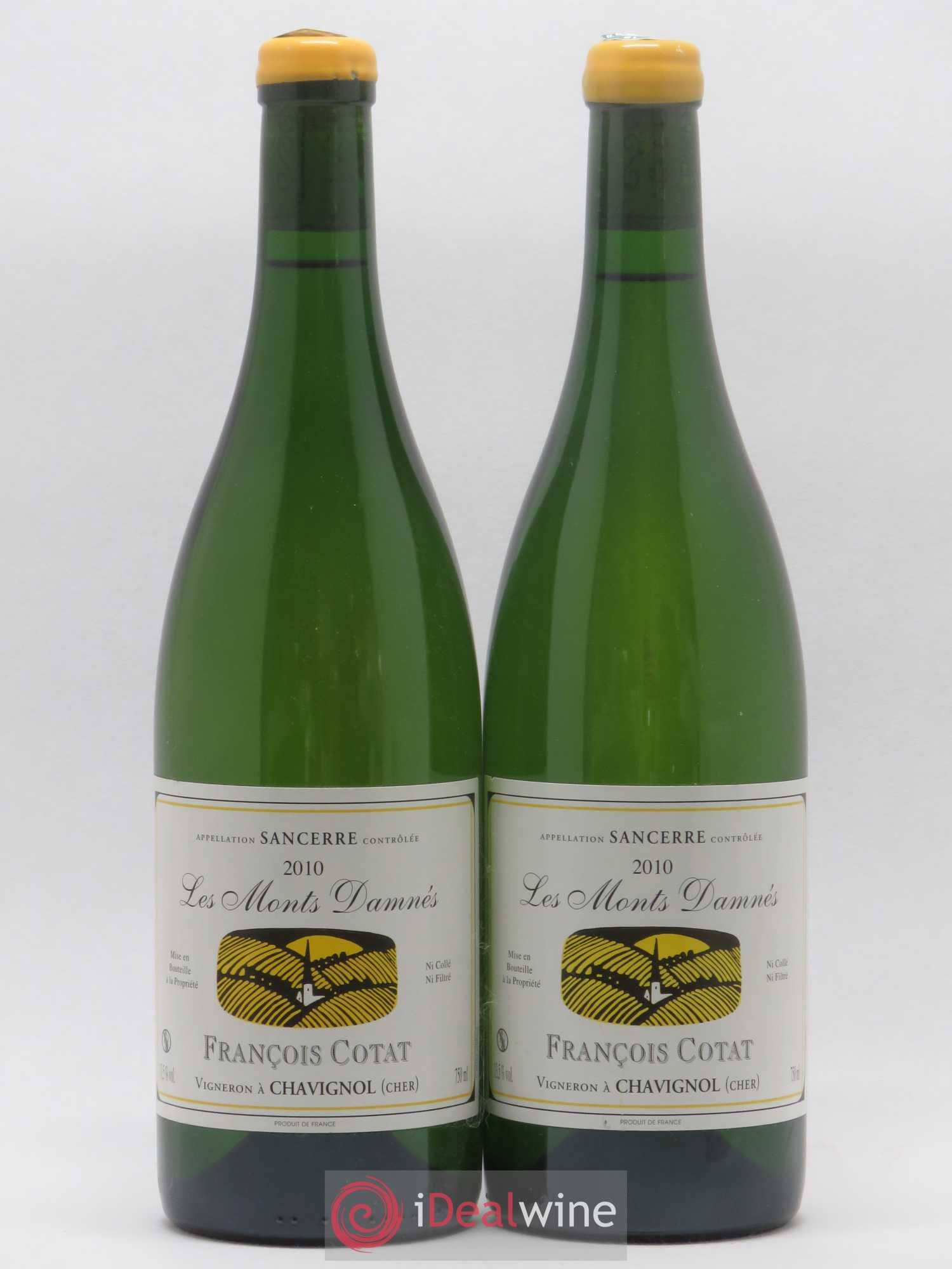 Sancerre Les Monts Damnés François Cotat 2010 - Lot de 2 bouteilles - 0