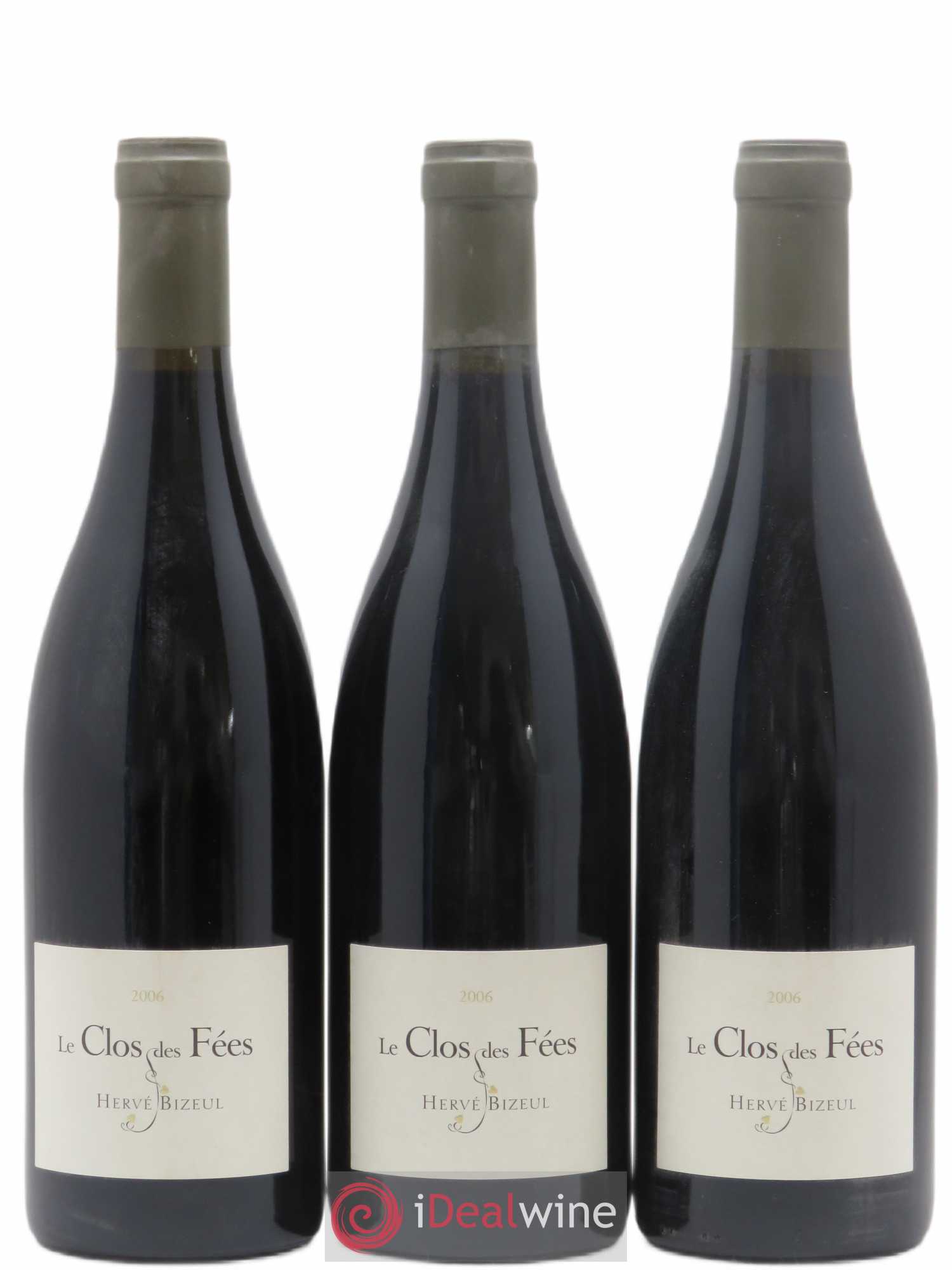 Côtes du Roussillon Villages Clos des Fées Hervé Bizeul 2006 - Posten von 3 Flaschen - 0