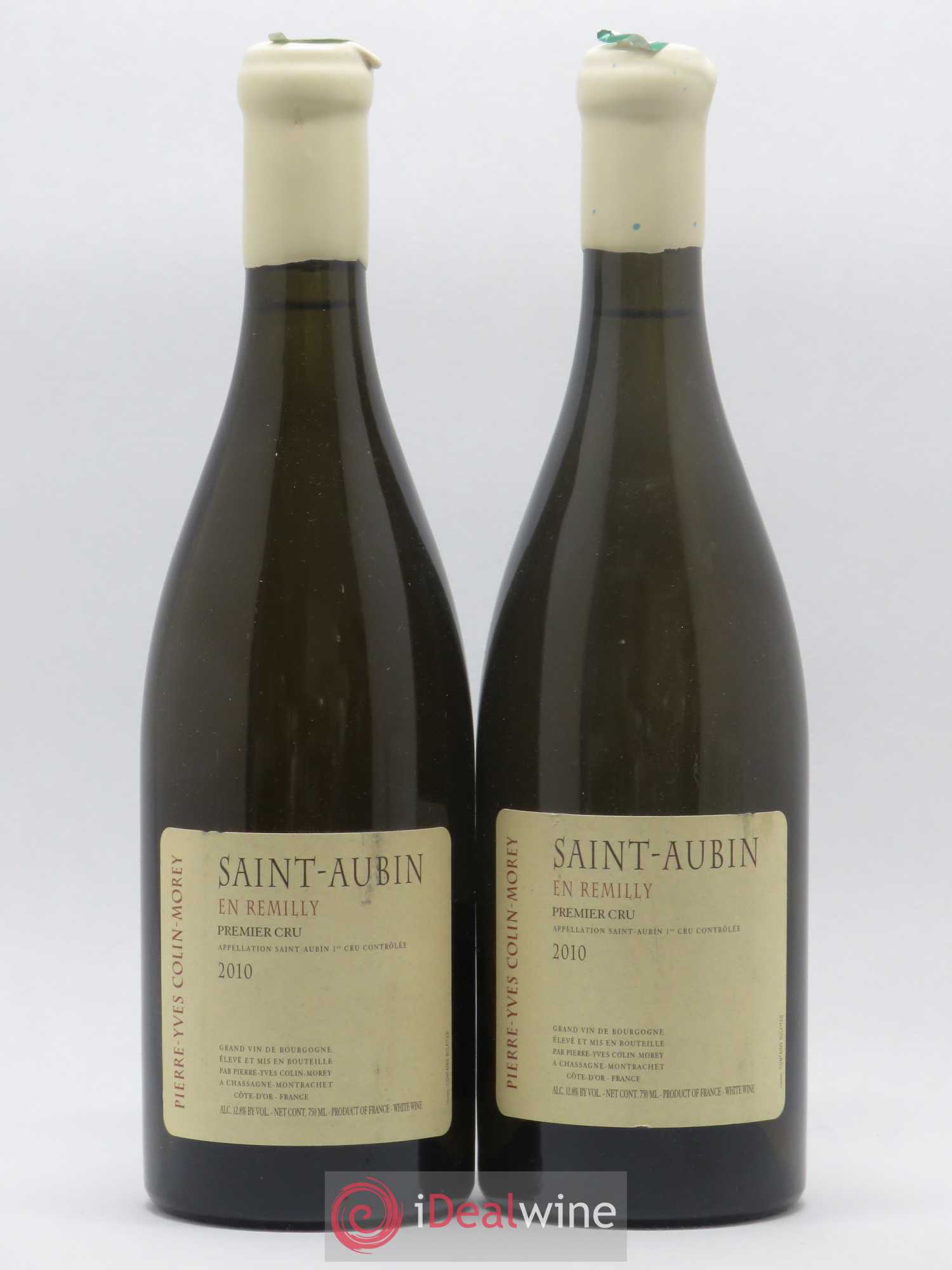 Saint-Aubin 1er Cru En Remilly Pierre-Yves Colin Morey 2010 - Lot de 2 bouteilles - 0