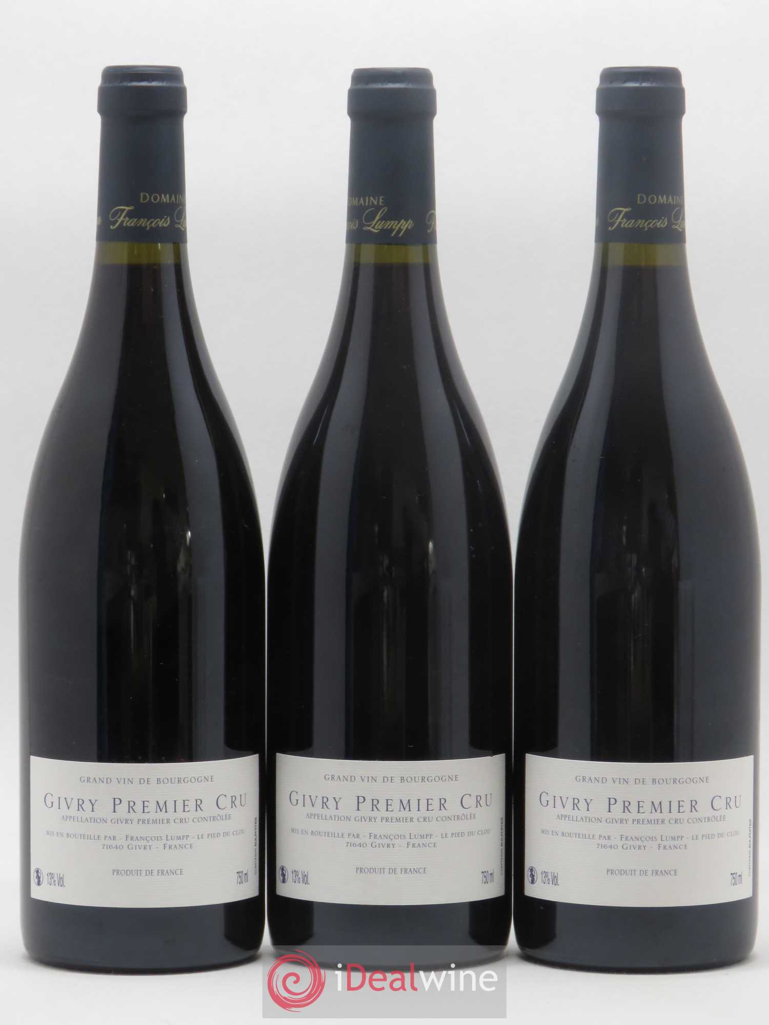 Givry 1er Cru La Brulée Francois Lumpp 2013 - Posten von 3 Flaschen - 1