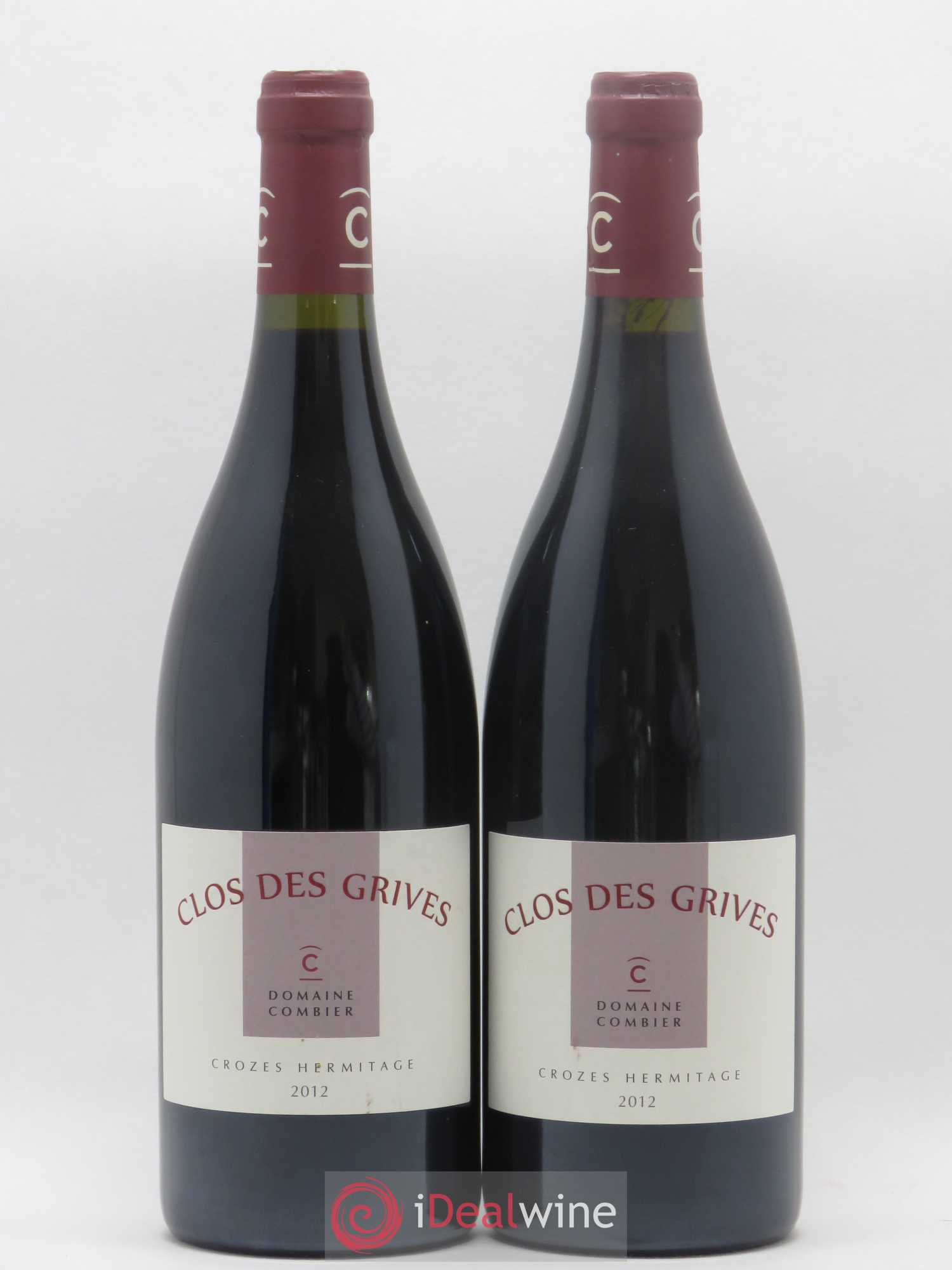 Crozes-Hermitage Clos des Grives Combier 2012 - Lot de 2 bouteilles - 0