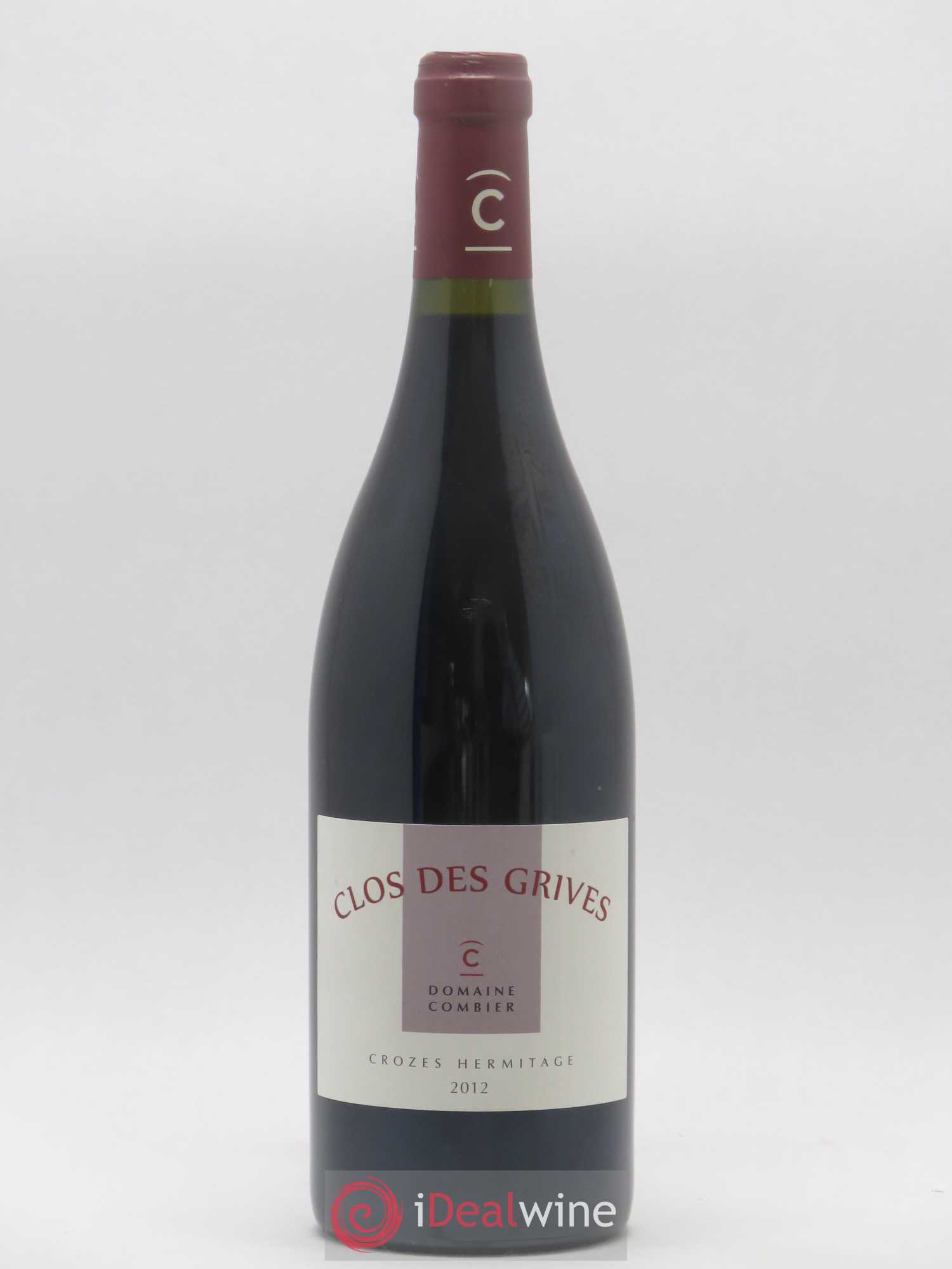 Crozes-Hermitage Clos des Grives Combier 2012 - Lot de 1 bouteille - 0